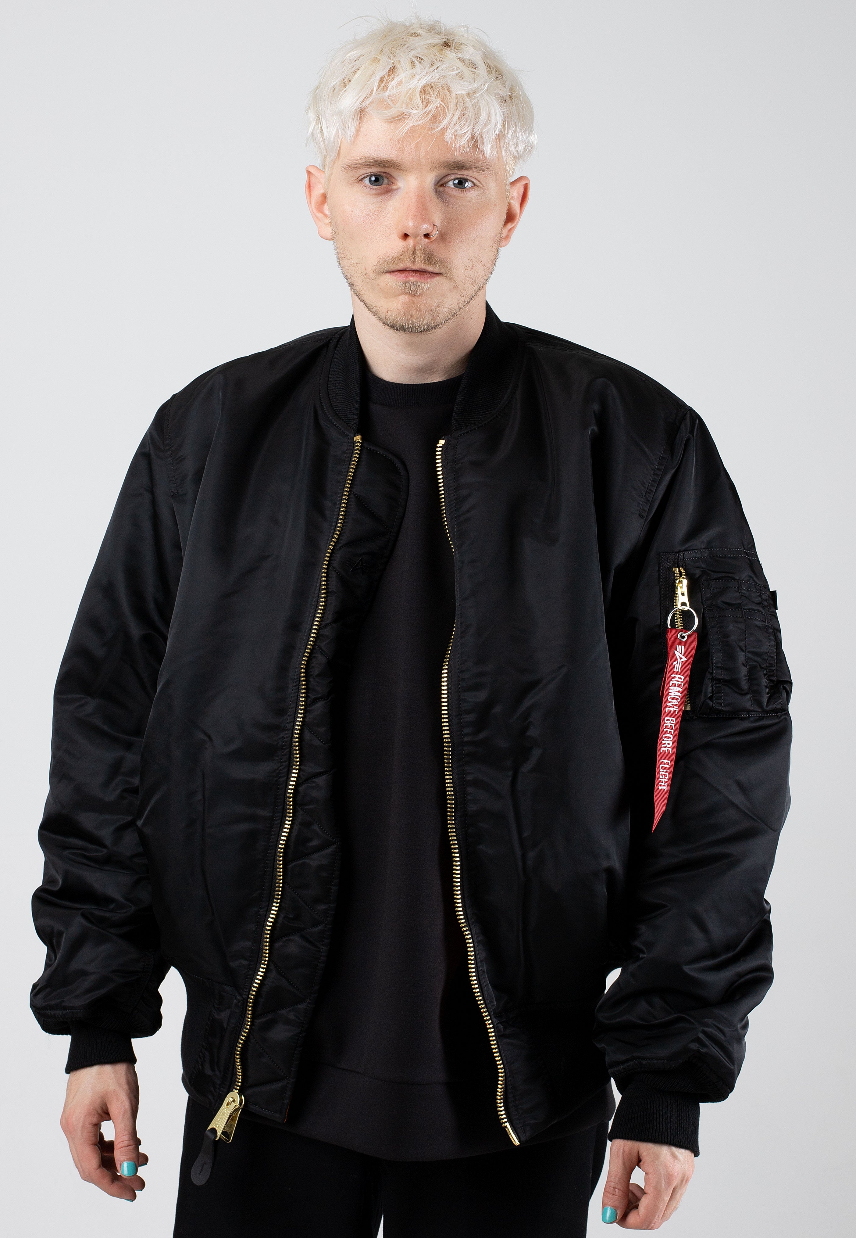 Alpha Industries - MA 1 Black - Jacket | Nuclear Blast