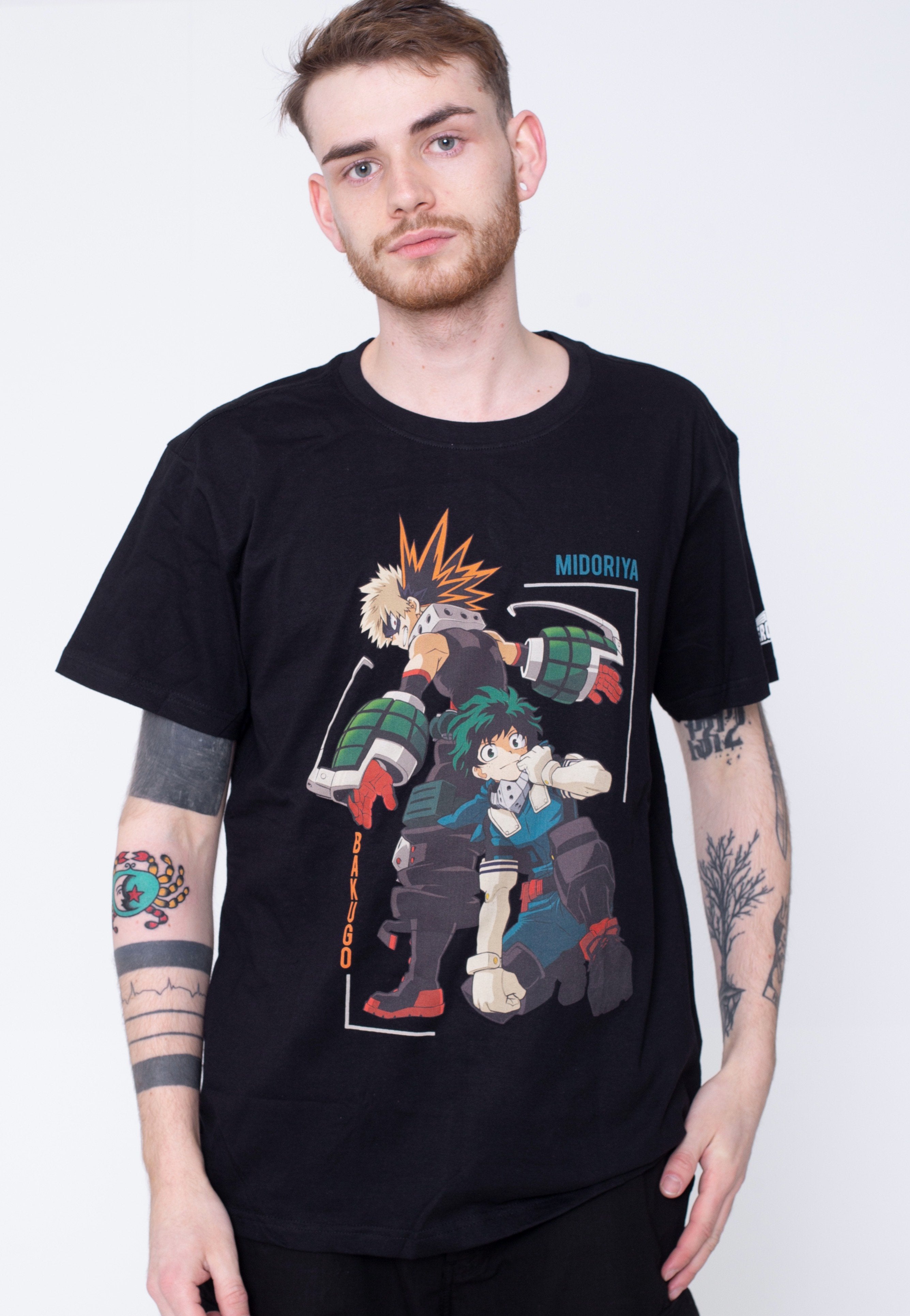 My Hero Academia Midoriya And Bakugou T Shirt Nuclear Blast