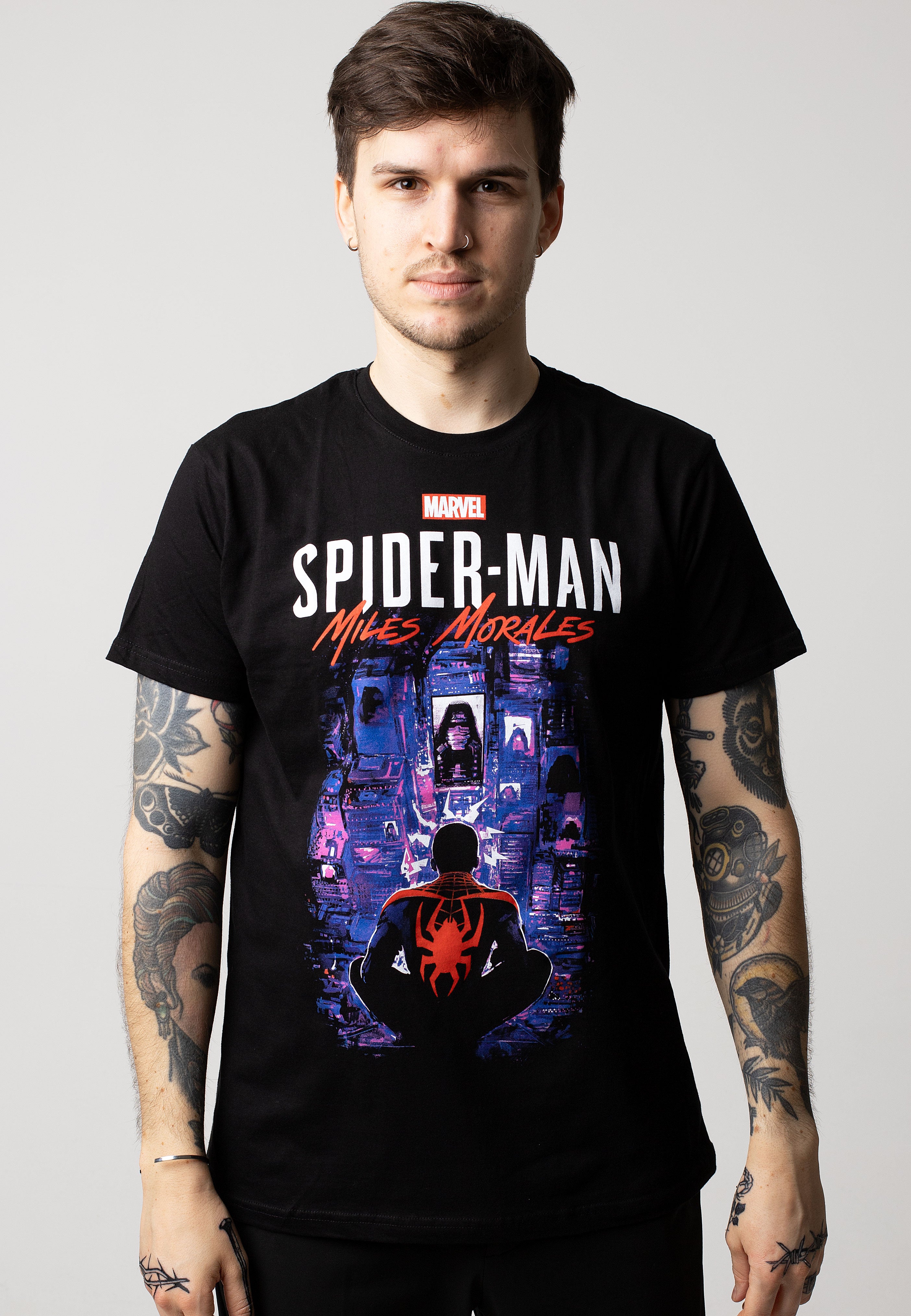 Spider-Man - Miles Morales City Overwatch - T-Shirt | Nuclear Blast