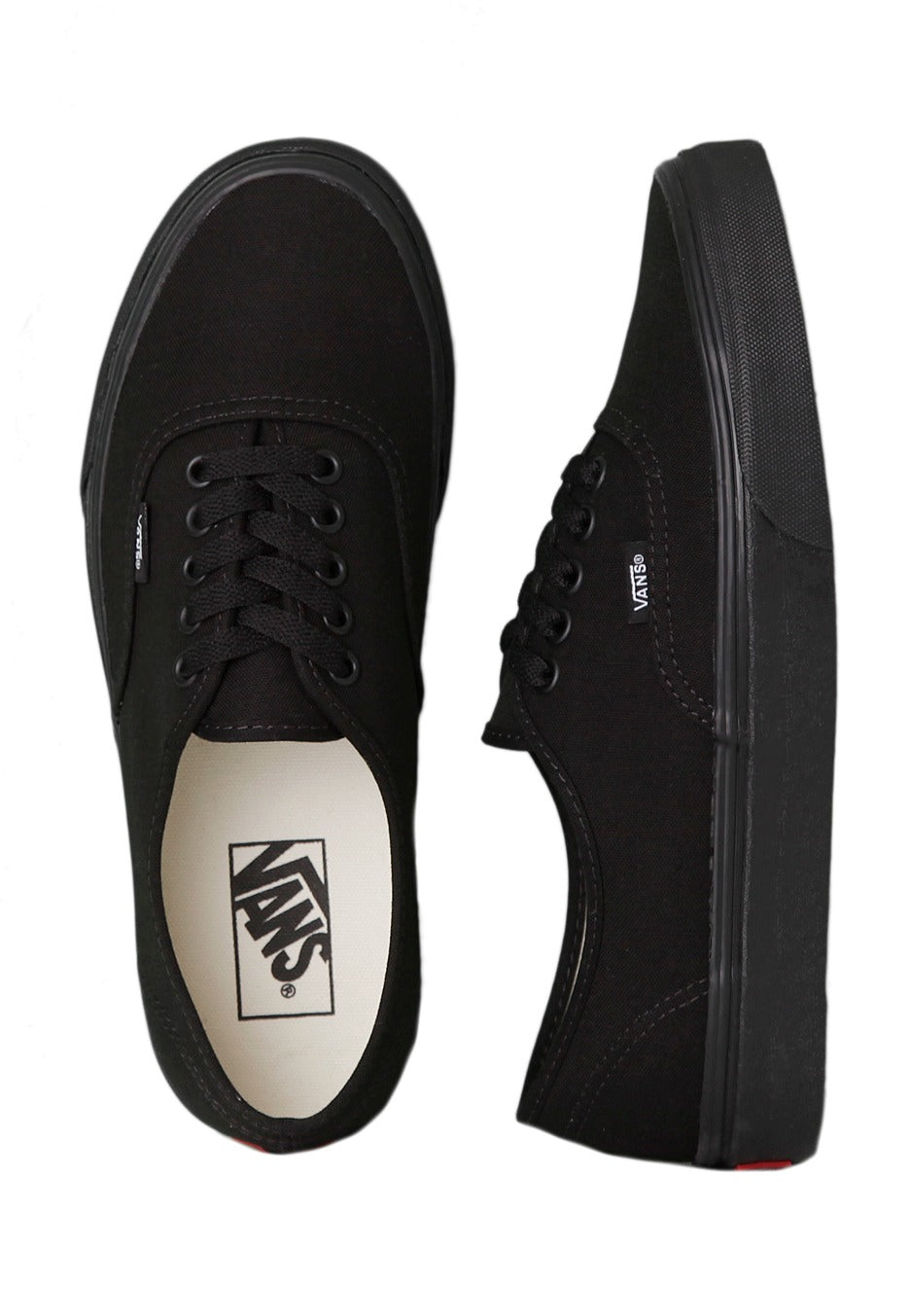 Vans Authentic Black Black Girl Shoes Nuclear Blast