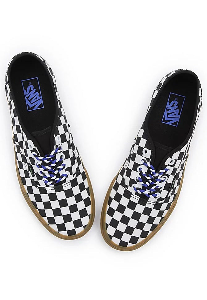 Black and white checkered vans for women online