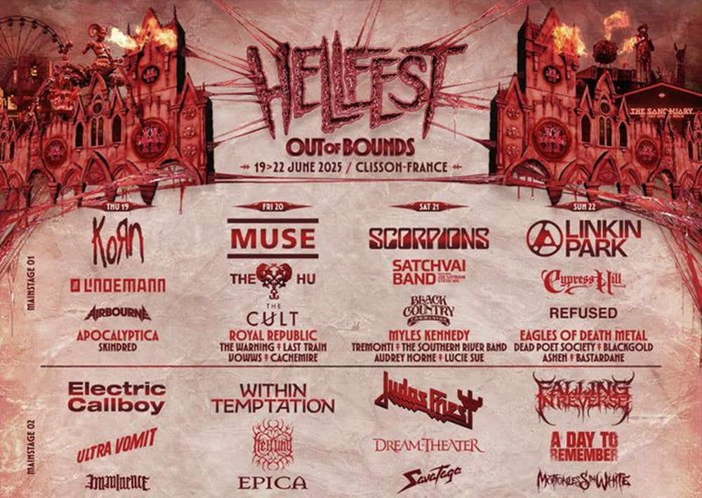 Hellfest 2025 The Full Lineup Is Here!