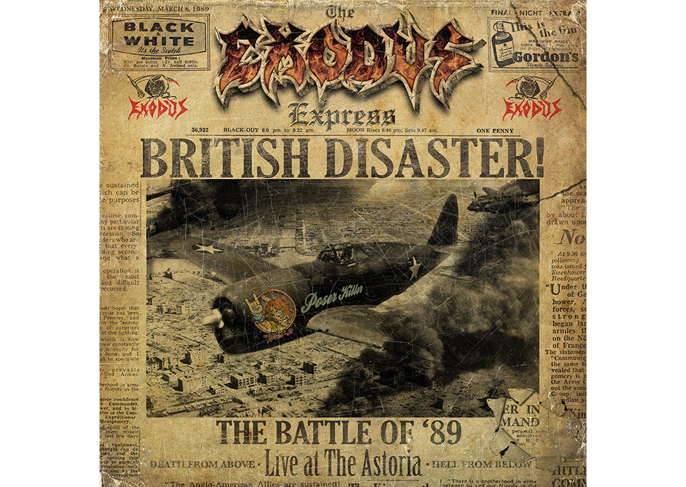 EXODUS release live album 'British Disaster The Battle of '89 (Live