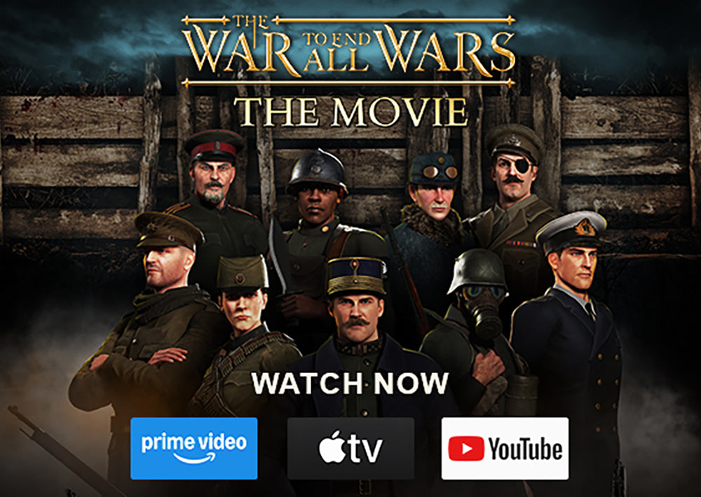 SABATON - 'The War To End All Wars - The Movie' now available on video streaming platforms!