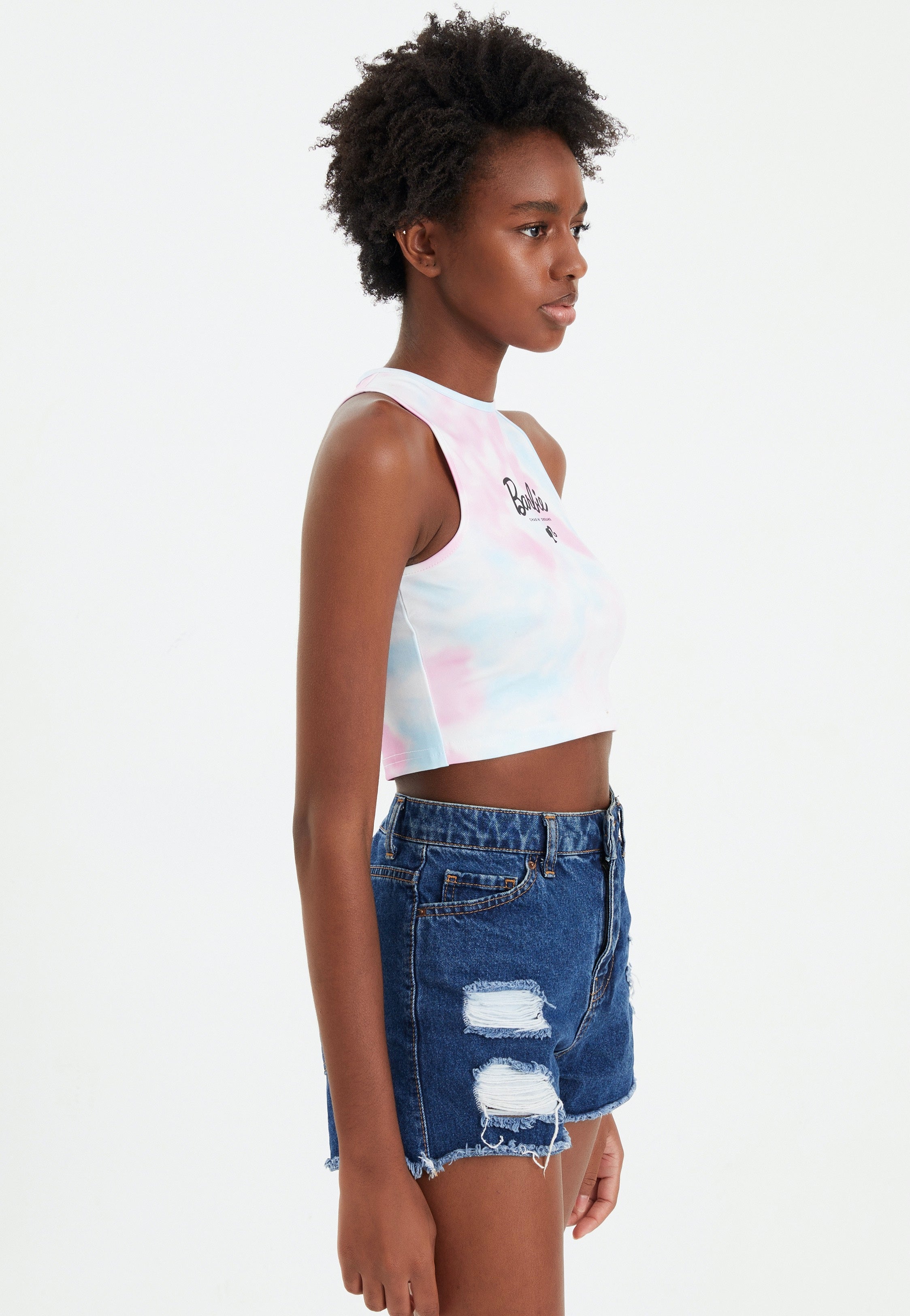 Barbie - Chasin´ Dreams White Crop - Top | Women-Image