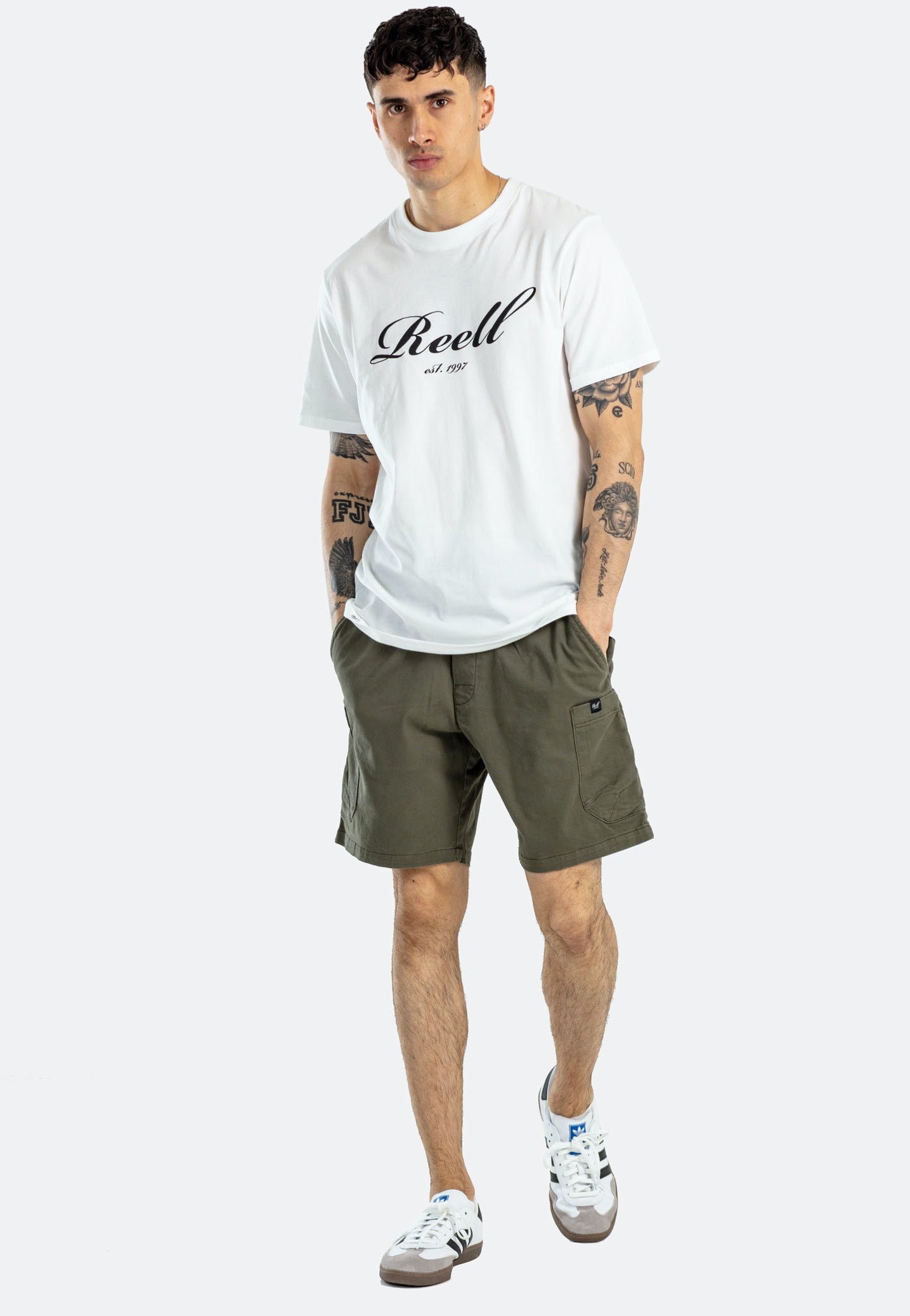 REELL - Reflex Easy Cargo Short Olive - Shorts | Men-Image