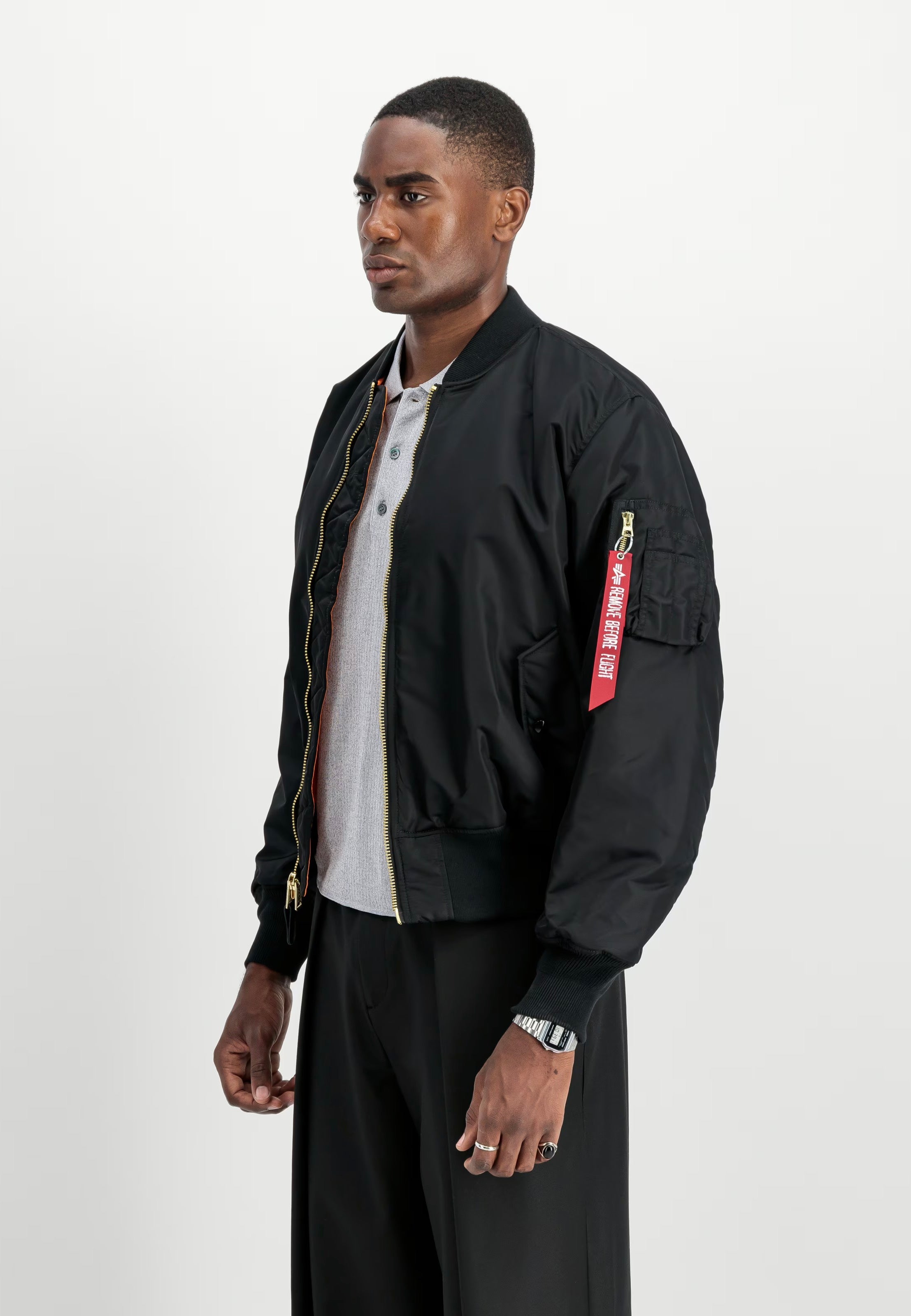 Alpha Industries - MA 1 Black - Jacket | Men-Image