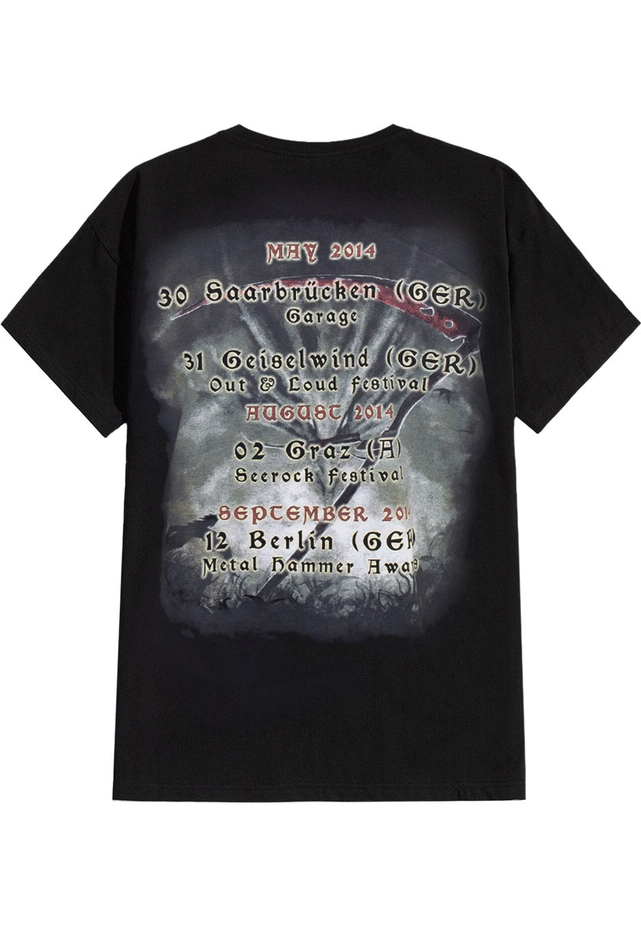 Blind Guardian - Dark Angel Tour 2014 - T-Shirt | Neutral-Image