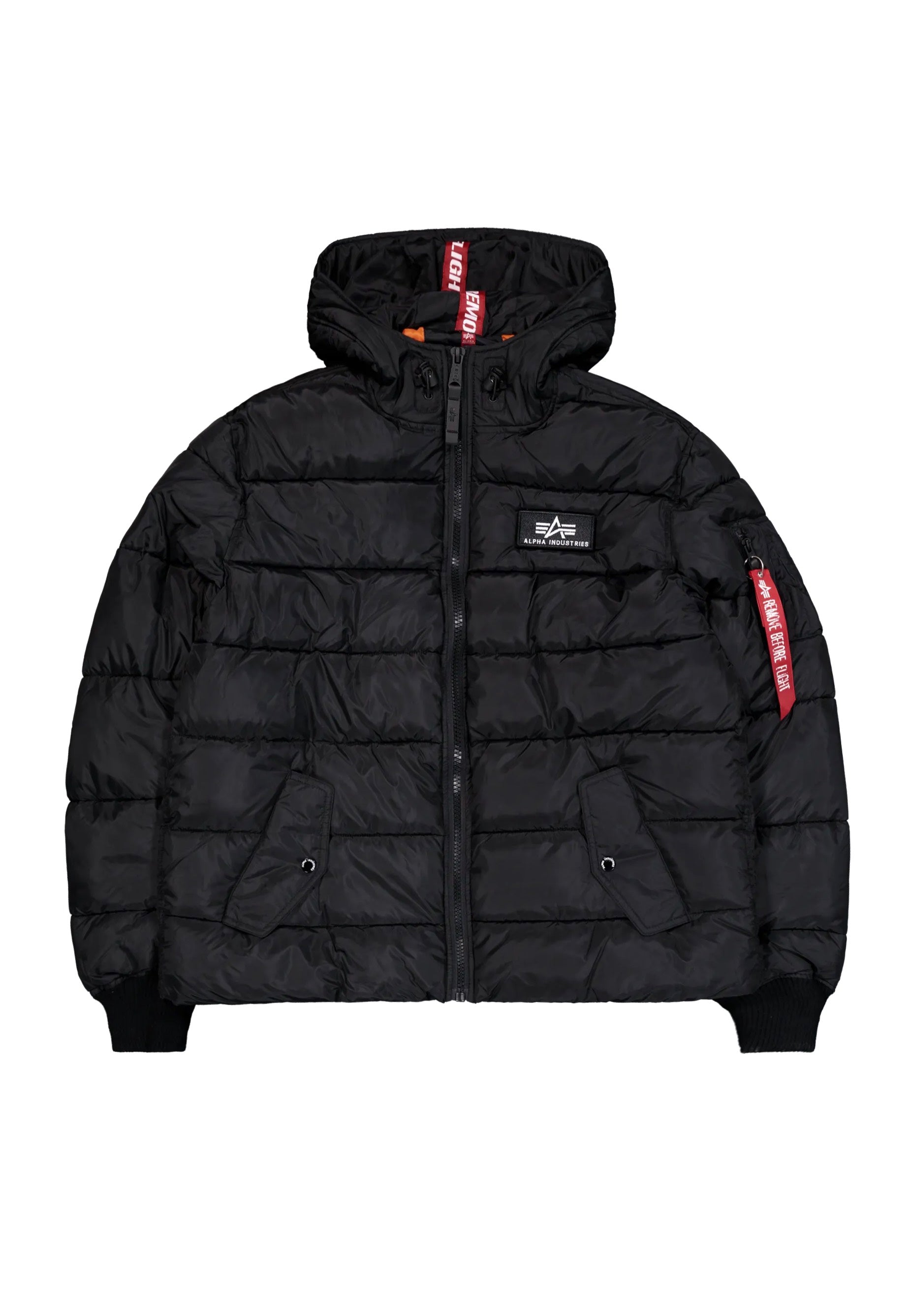 Alpha Industries - Hooded Puffer Alpha FD Black - Jacket | Men-Image