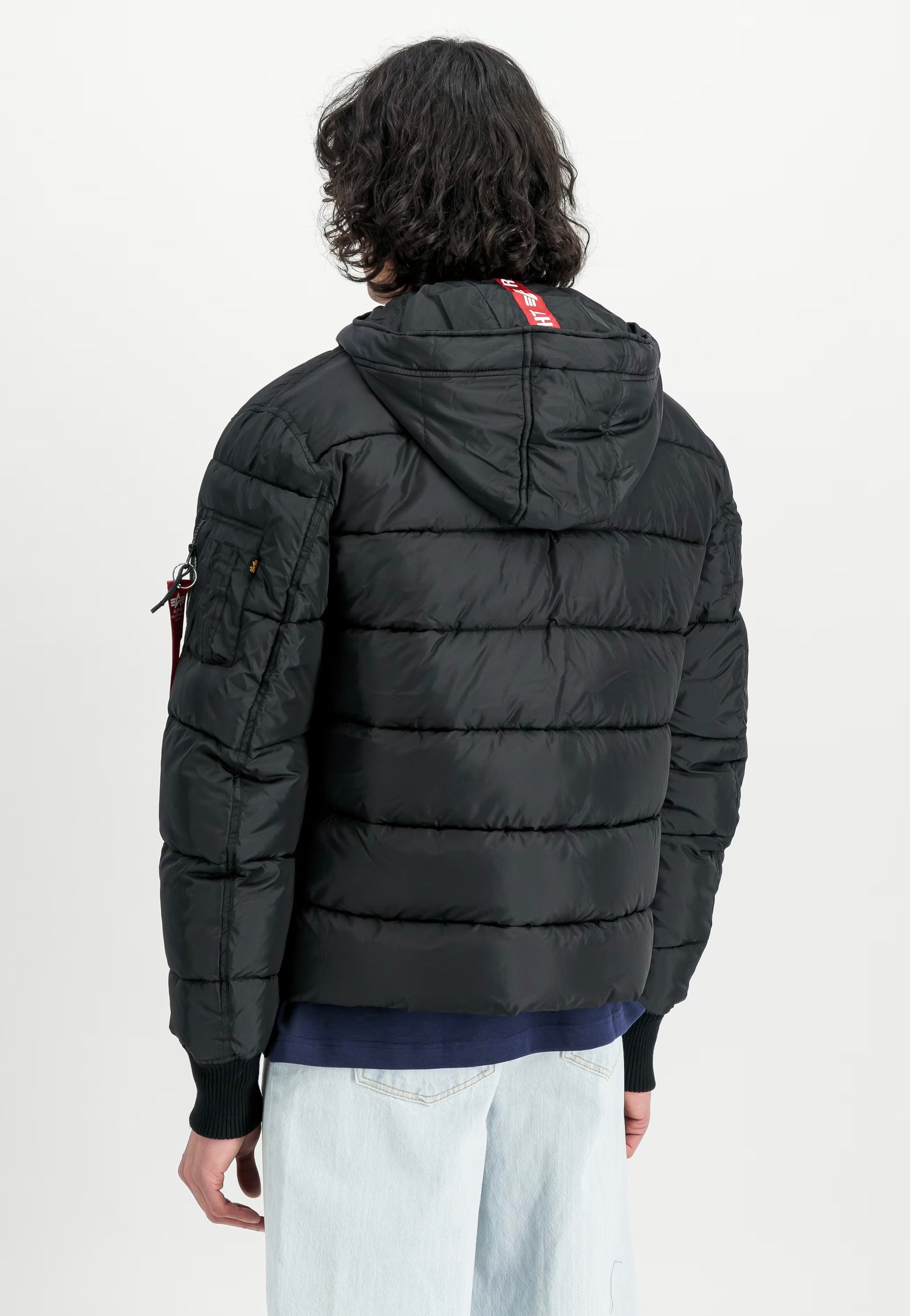 Alpha Industries - Hooded Puffer Alpha FD Black - Jacket | Men-Image