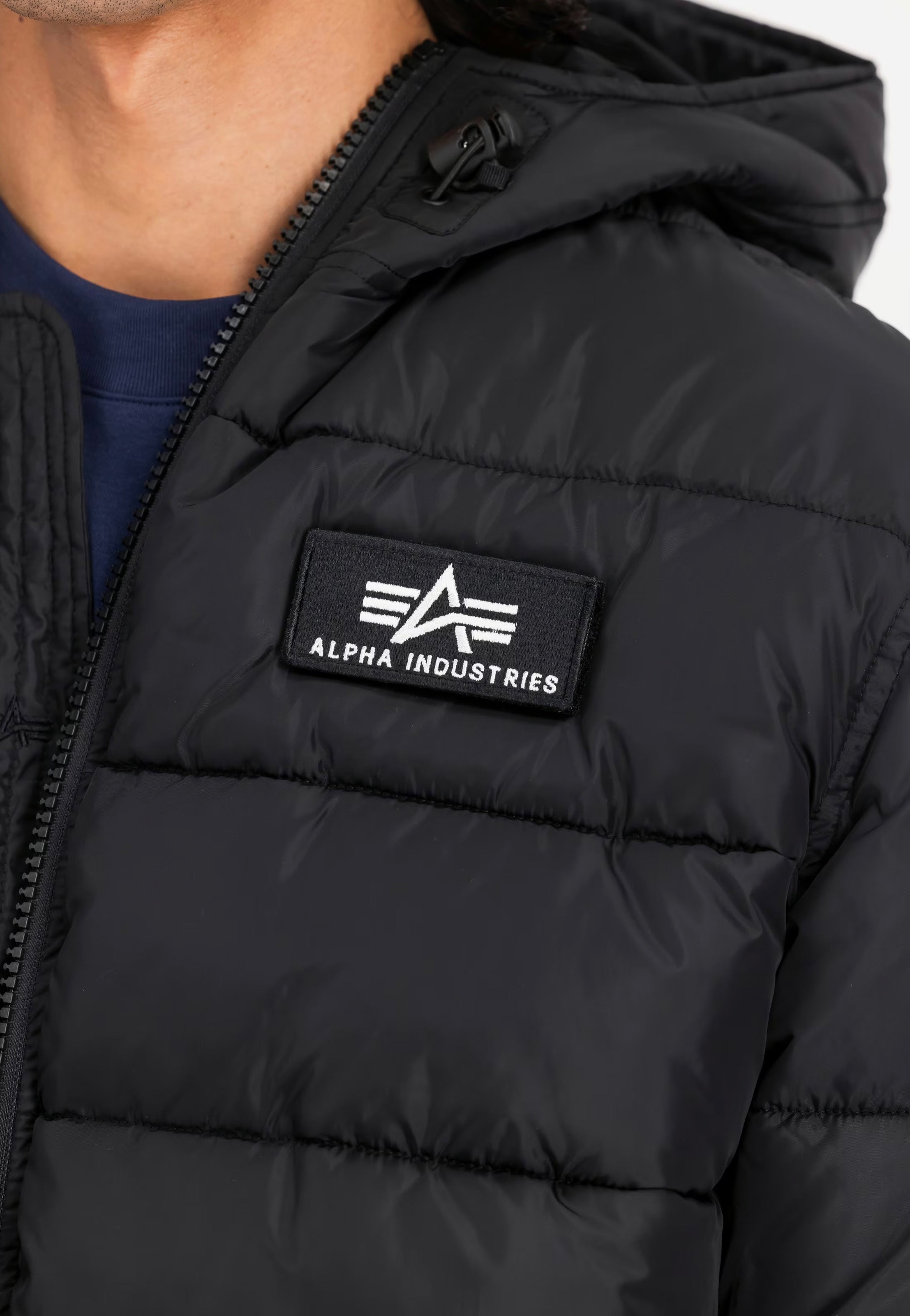 Alpha Industries - Hooded Puffer Alpha FD Black - Jacket | Men-Image