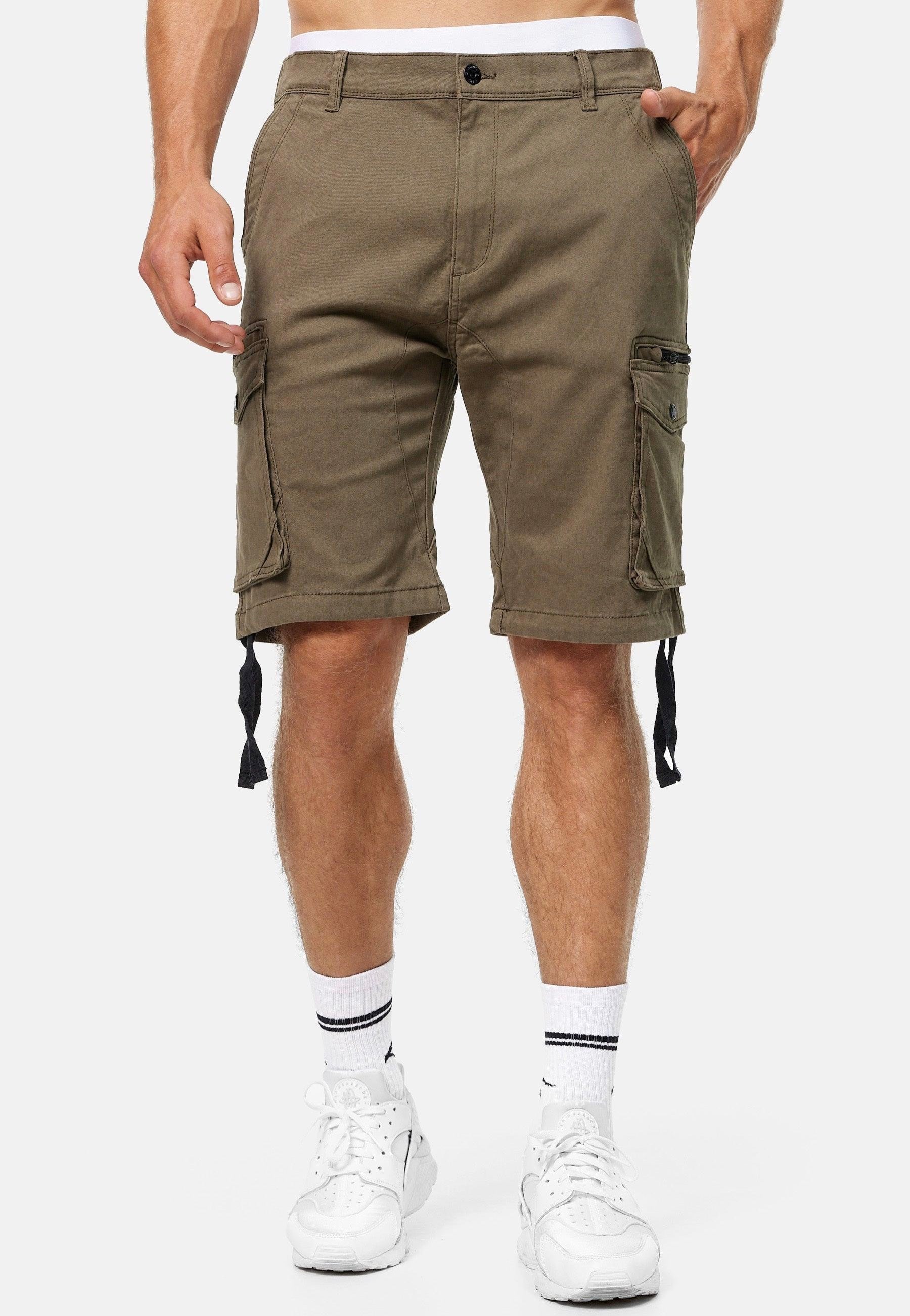 Indicode - Agron Army - Shorts | Men-Image