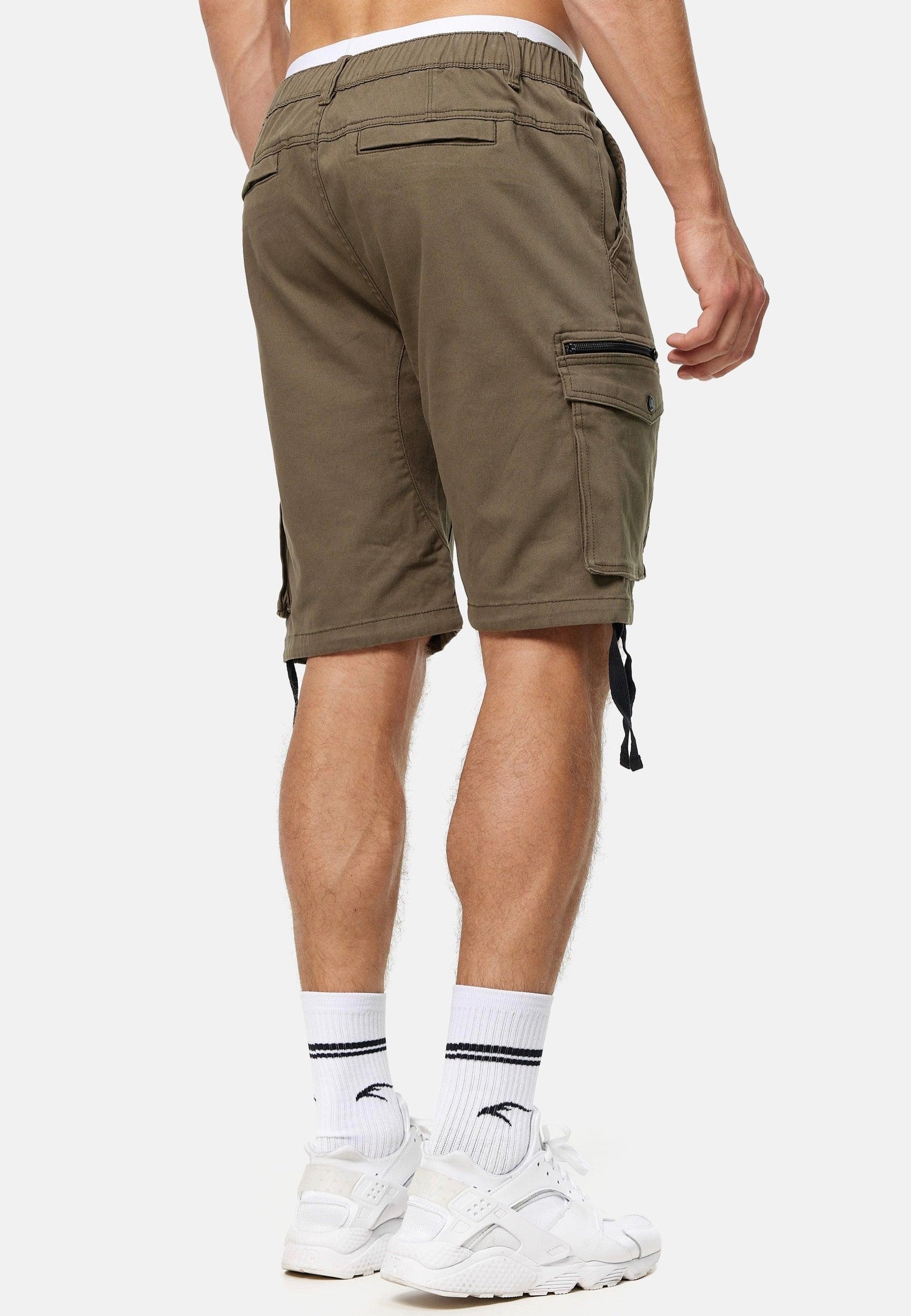 Indicode - Agron Army - Shorts | Men-Image