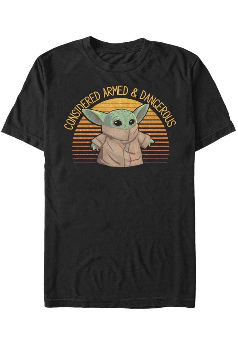 The Mandalorian - Sunset Cute Yoda - T-Shirt | Men-Image