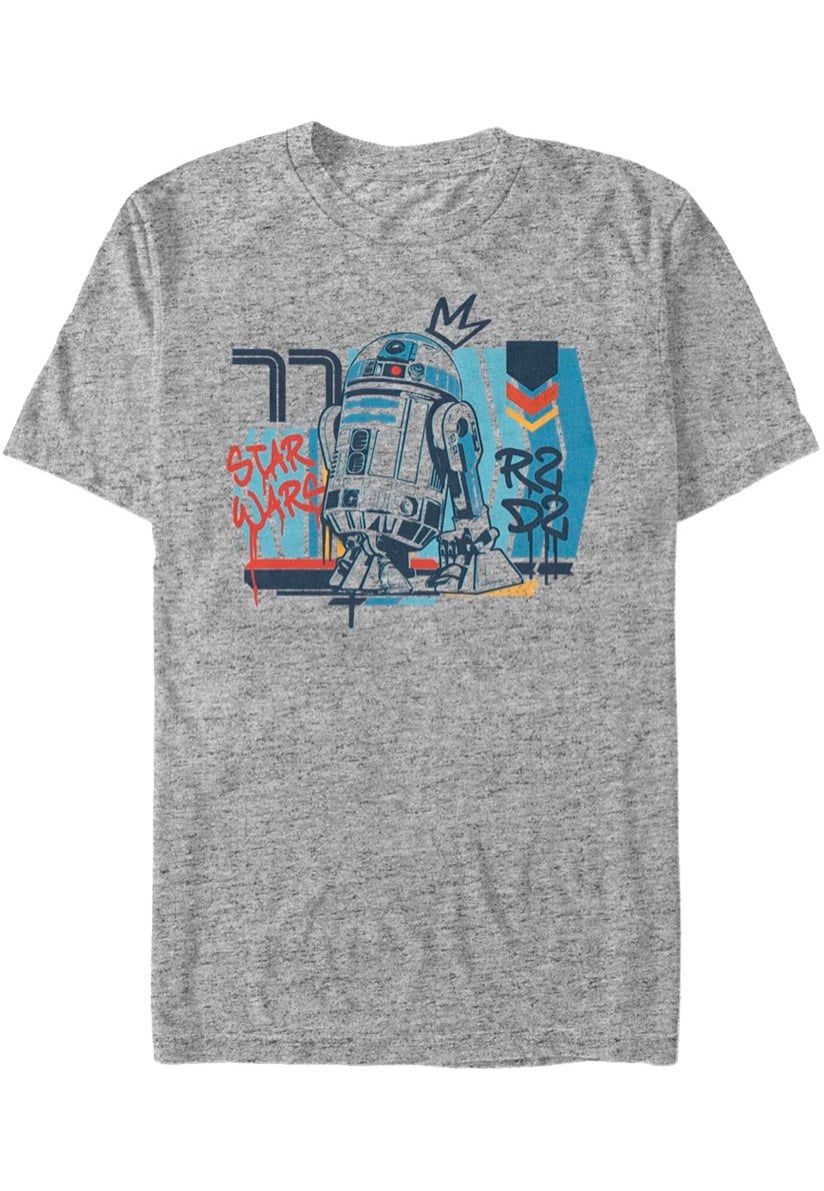 Star Wars - R2D2 Heather Grey - T-Shirt | Men-Image