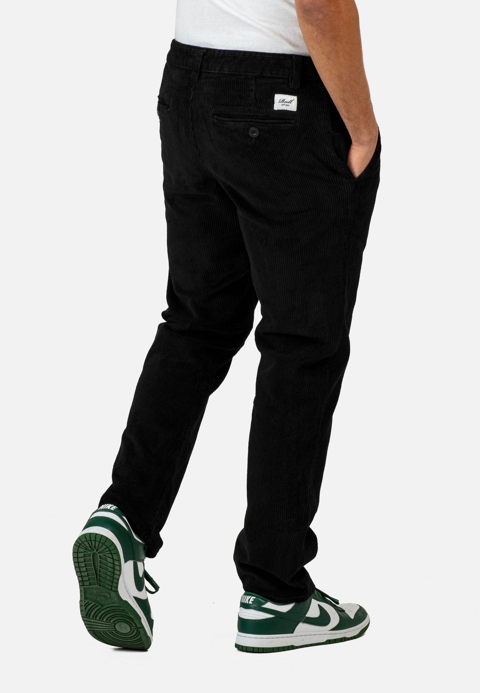 REELL - Regular Flex Chino Black Cord - Pants | Men-Image