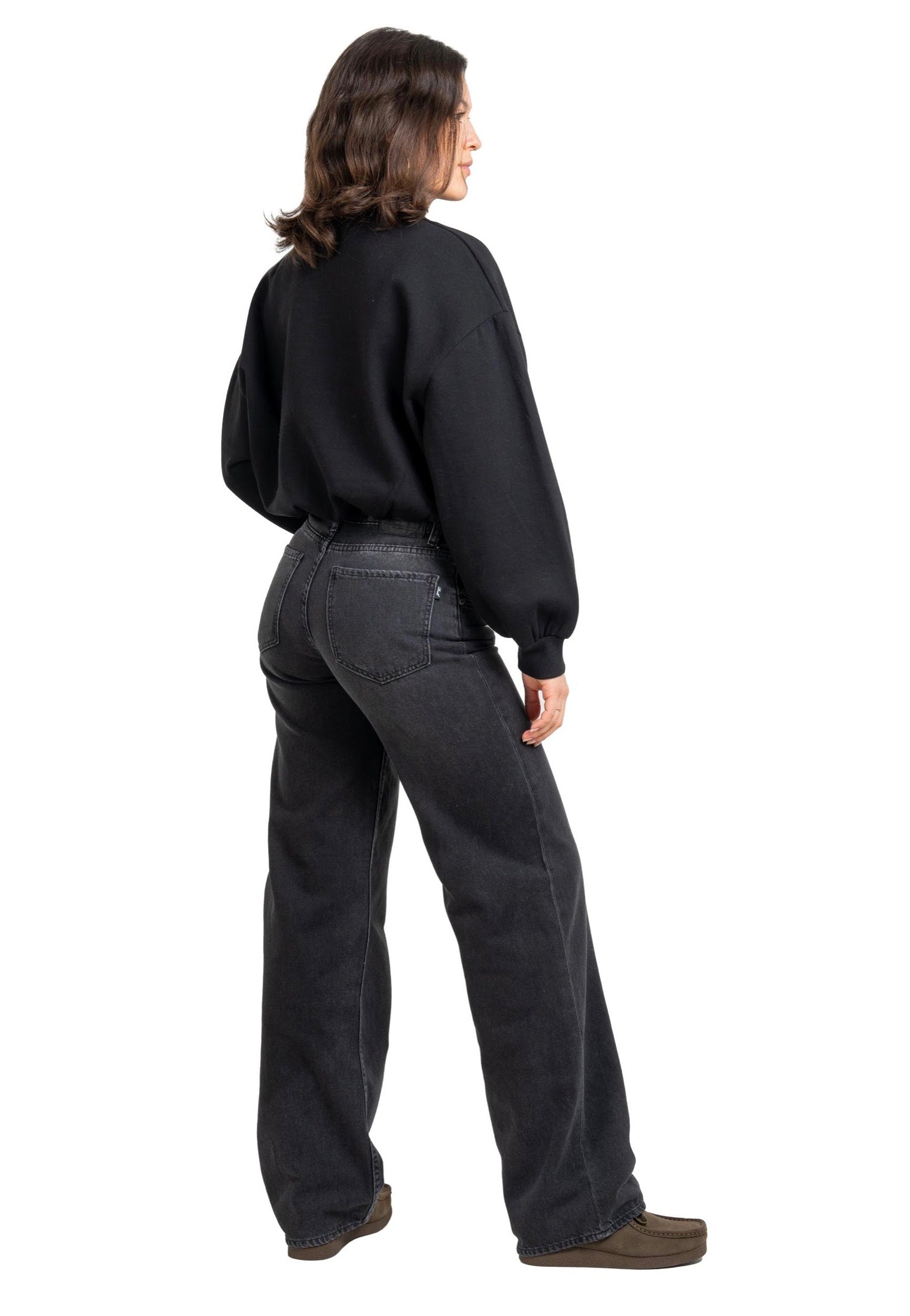 REELL - Women Holly Dark Grey Stone - Jeans | Women-Image