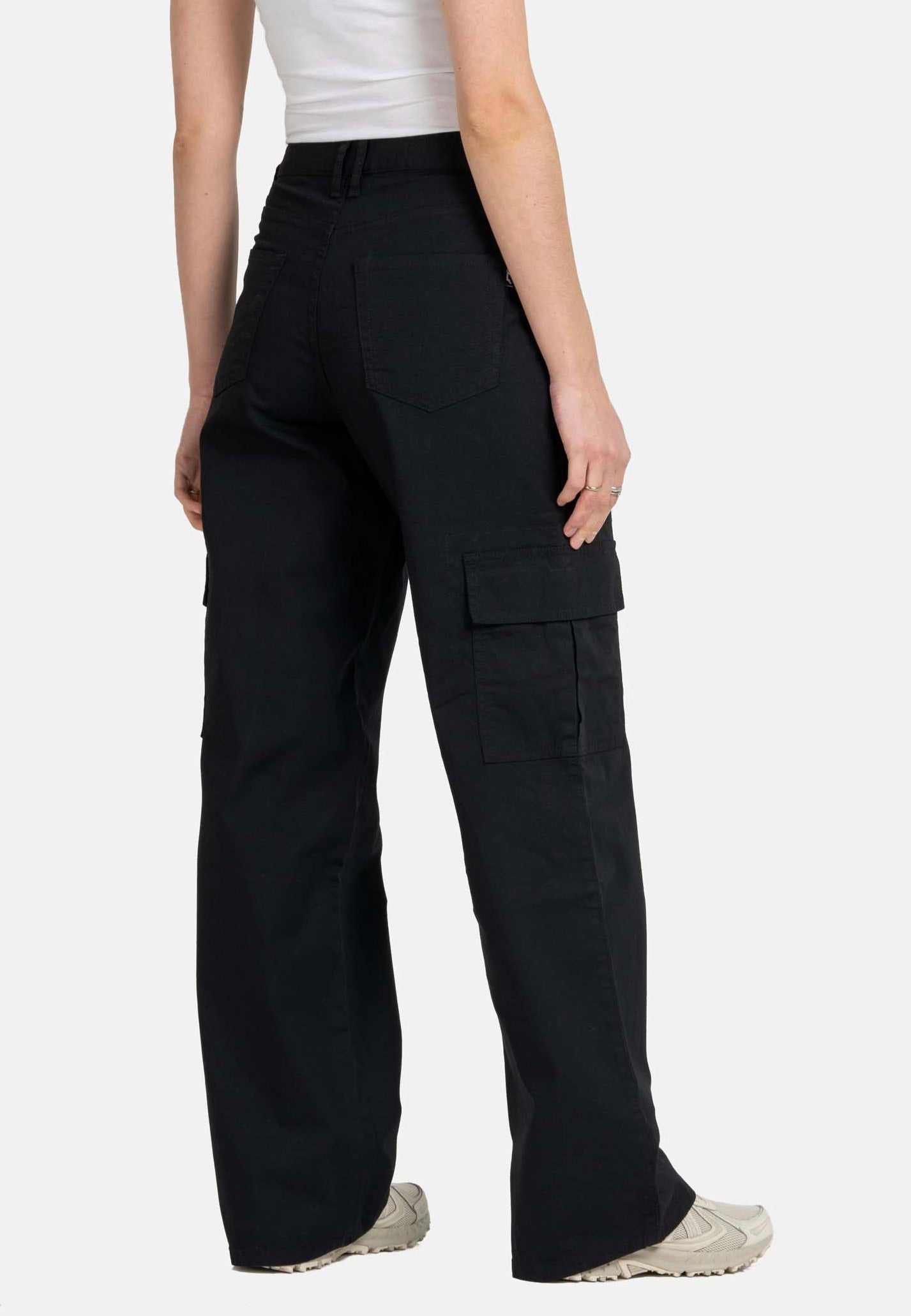 REELL - Mia Cargo Deep Black - Pants | Women-Image