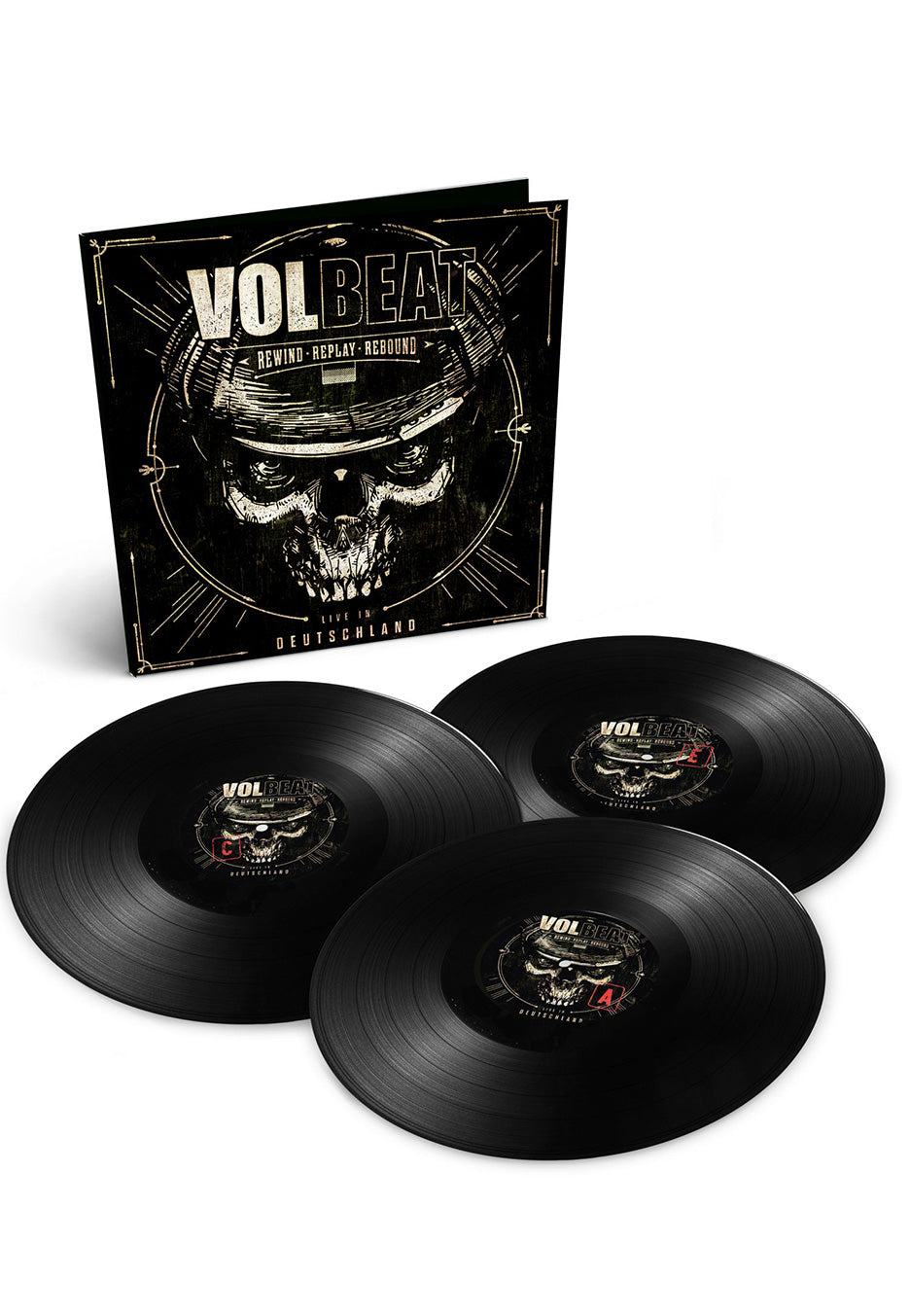 Volbeat - Rewind, Replay, Rebound; Live in Deutschland - 3 Vinyl | Neutral-Image