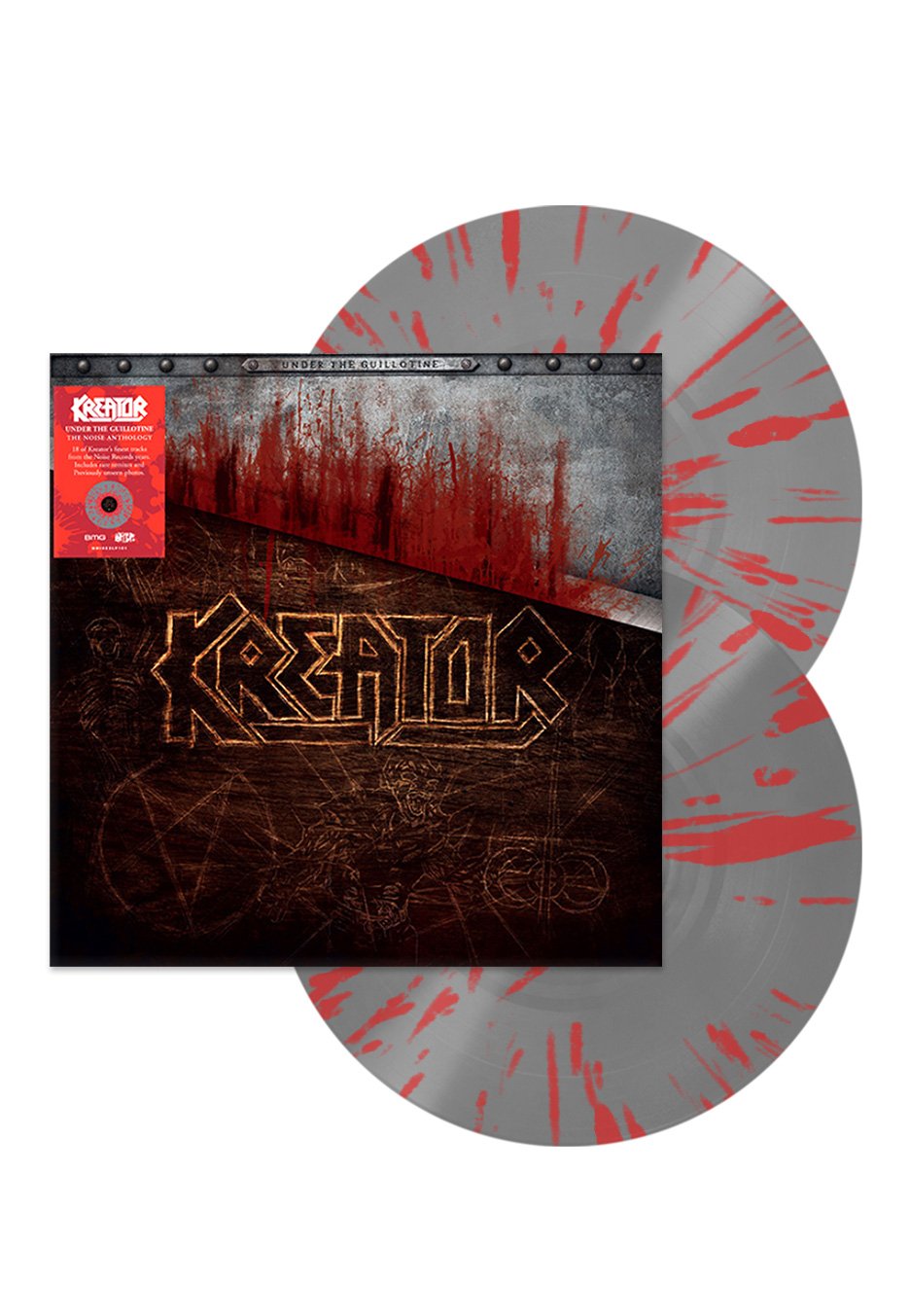 Kreator - Under The Guillotine: The Noise Records Anthology Grey/Red - Splattered 2 Vinyl | Neutral-Image