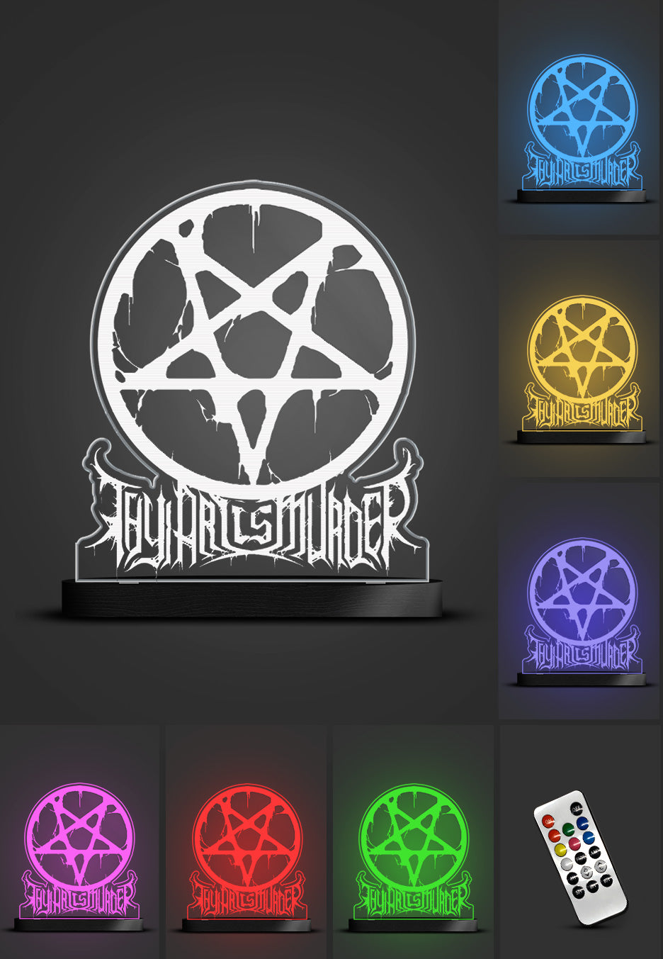 Thy Art Is Murder - Logo - Lamp | Neutral-Image