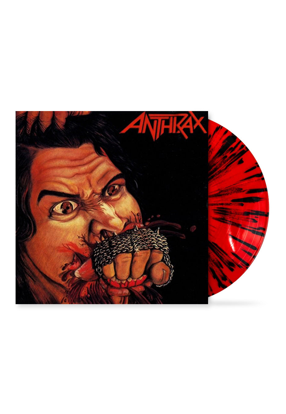 Anthrax - Fistful Of Metal Red w/ Black - Splattered Vinyl | Neutral-Image