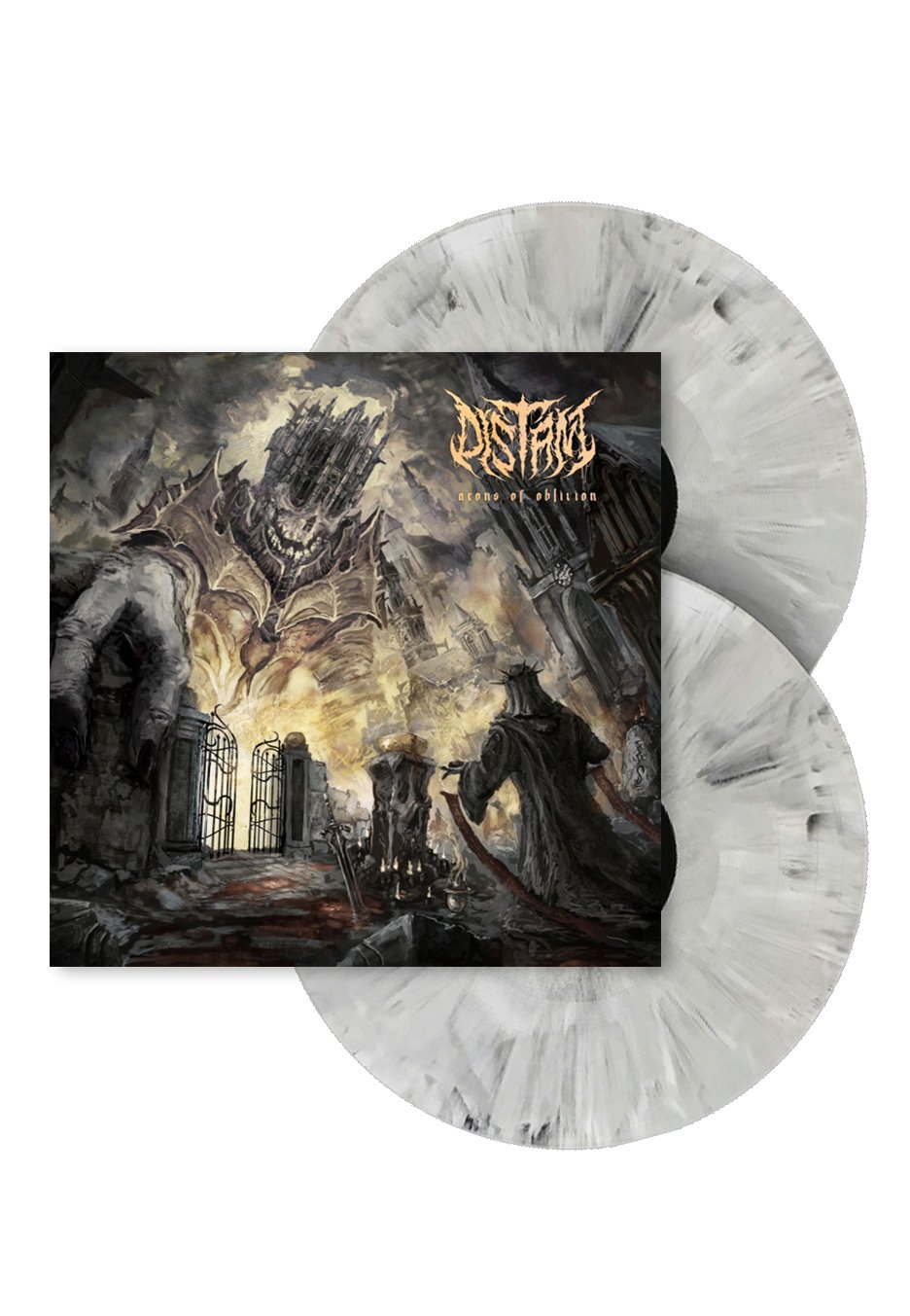 Distant - Aeons Of Oblivion Silver - Marbled 2 Vinyl | Neutral-Image