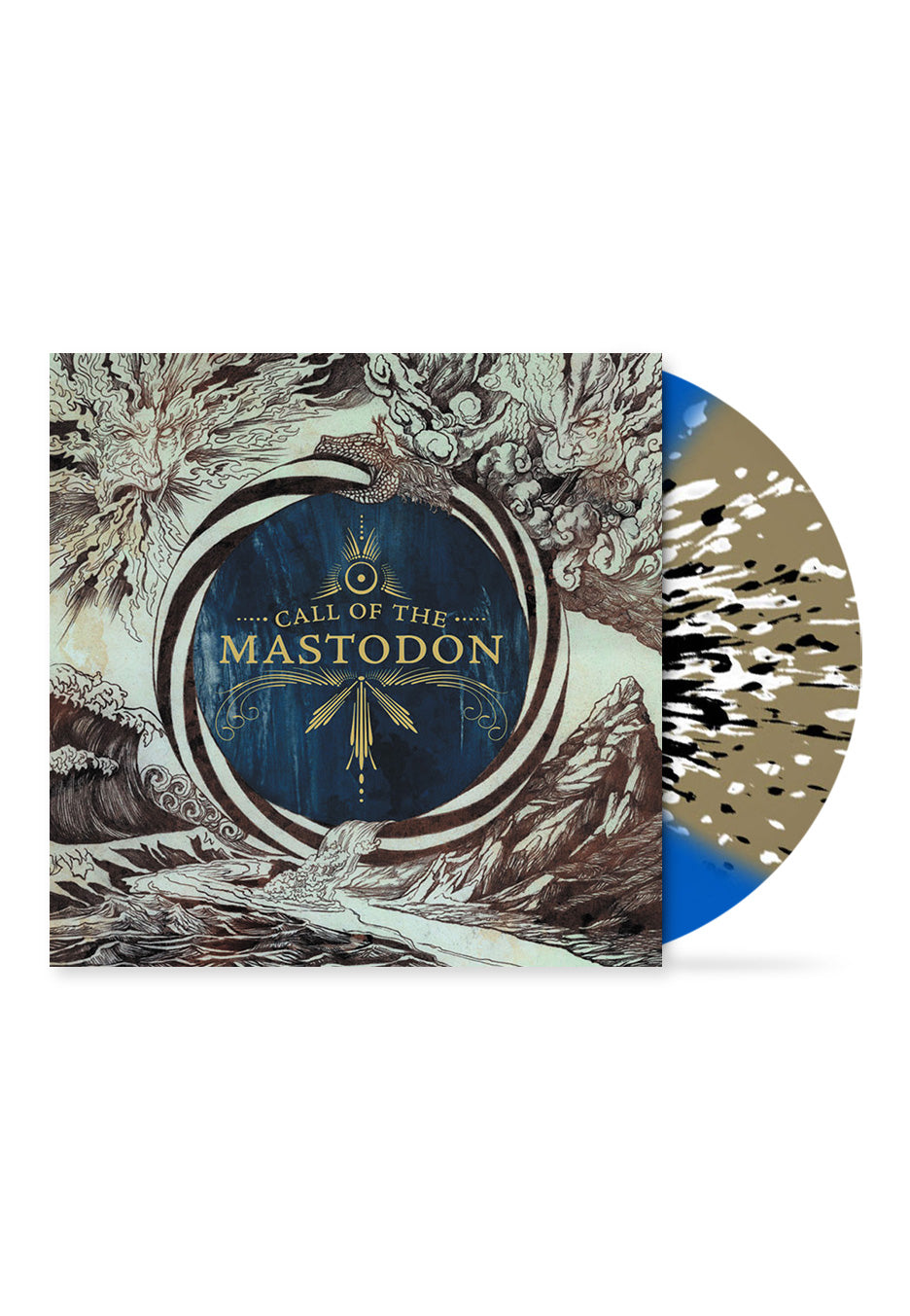 Mastodon - Call Of The Mastodon Blue, Gold & White/Black - Splattered Vinyl | Neutral-Image