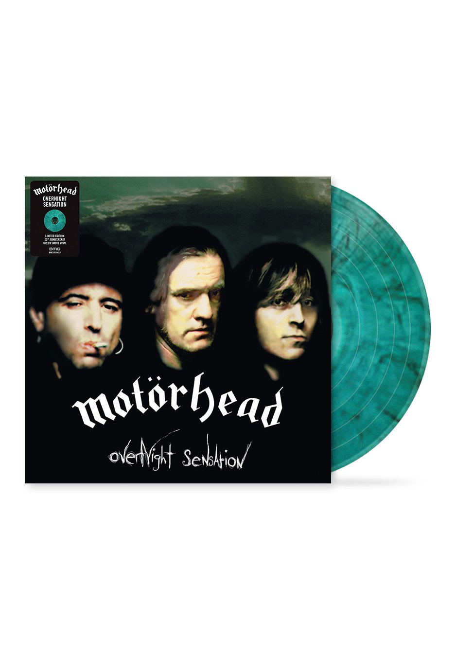 Motörhead - Overnight Sensation (25th Anniversary Edition) Green And Black Smoke - Colored Vinyl | Neutral-Image