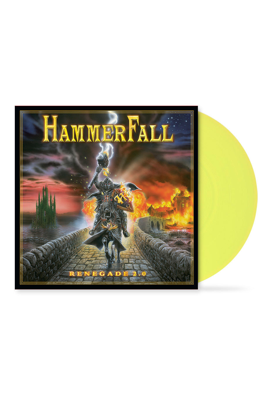 HammerFall - Renegade 2.0 20 Year Anniversary Transparent Yellow - Colored Vinyl | Neutral-Image