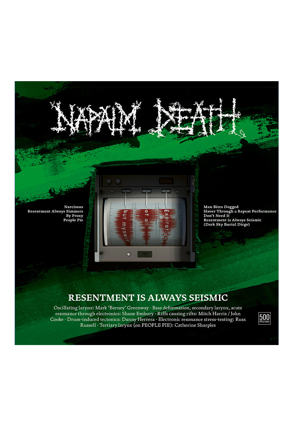 Napalm Death - Resentment Is Always Seismic - A Final Throw Of Throes Ltd. - Digipak CD | Neutral-Image