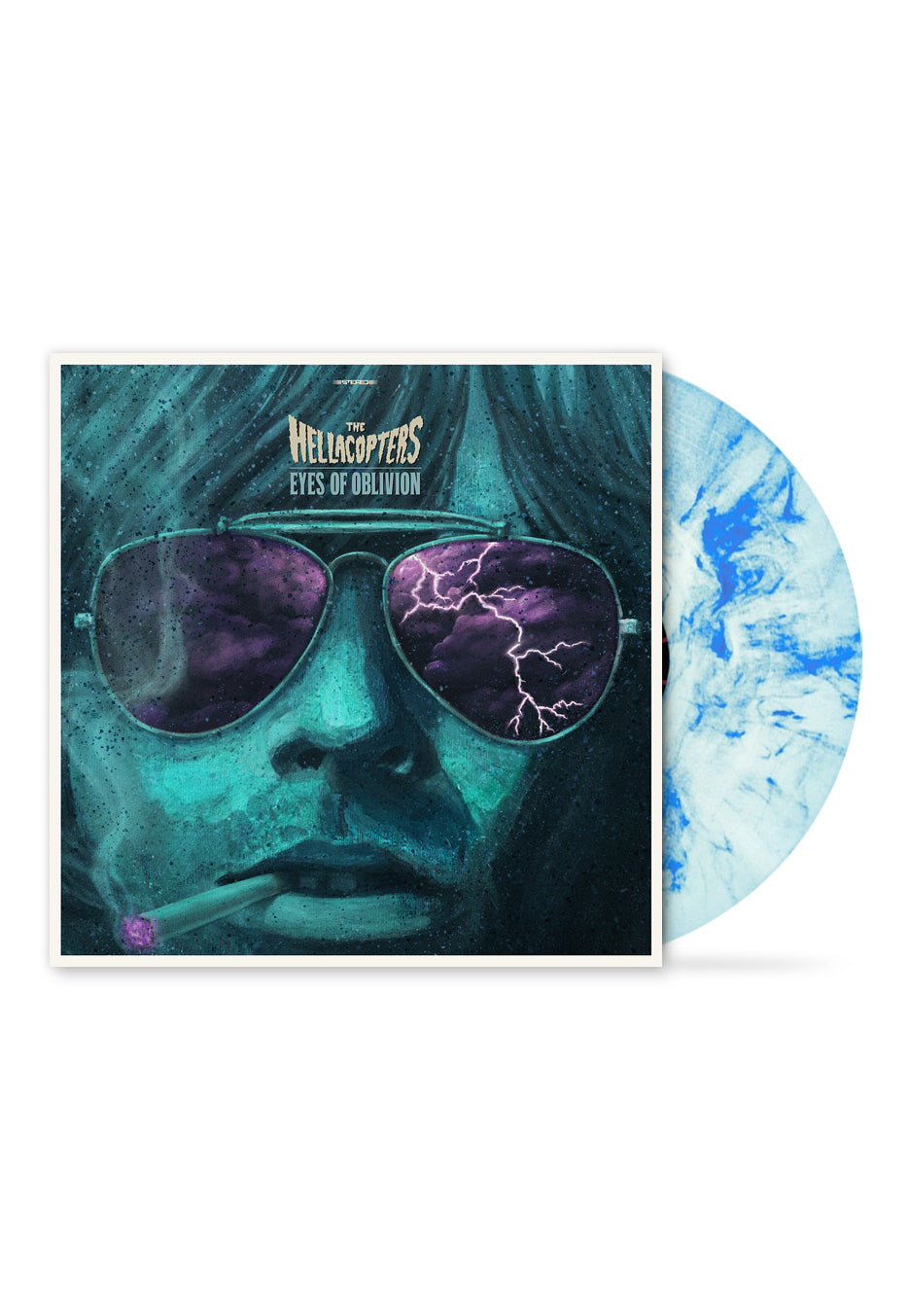 The Hellacopters - Eyes Of Oblivion Ltd. White / Sky Blue - Marbled Vinyl + Poster | Neutral-Image