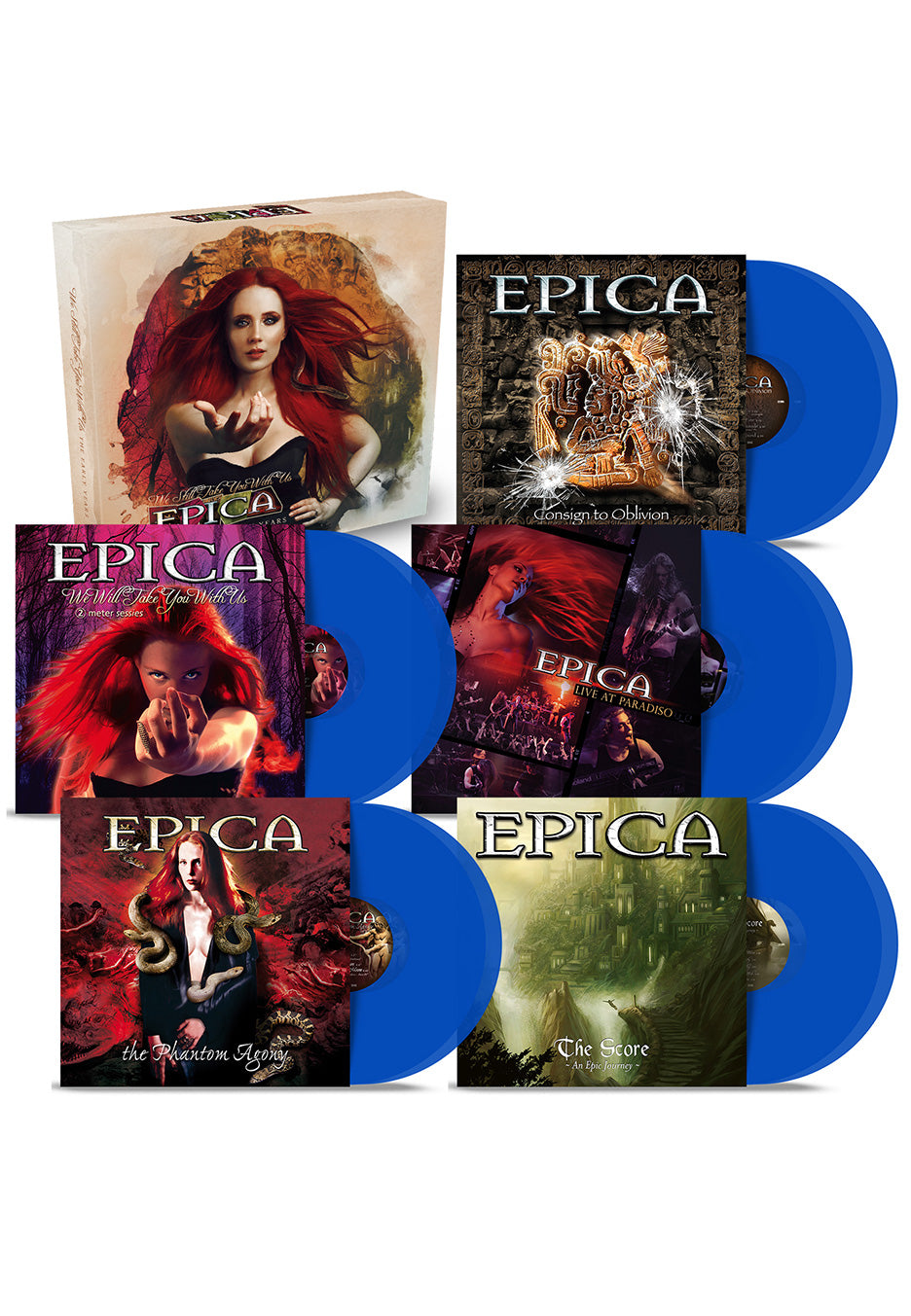 Epica - We Still Take You With Us: The Early Years Ltd. Blue - Colored 11 Vinyl Box | Neutral-Image