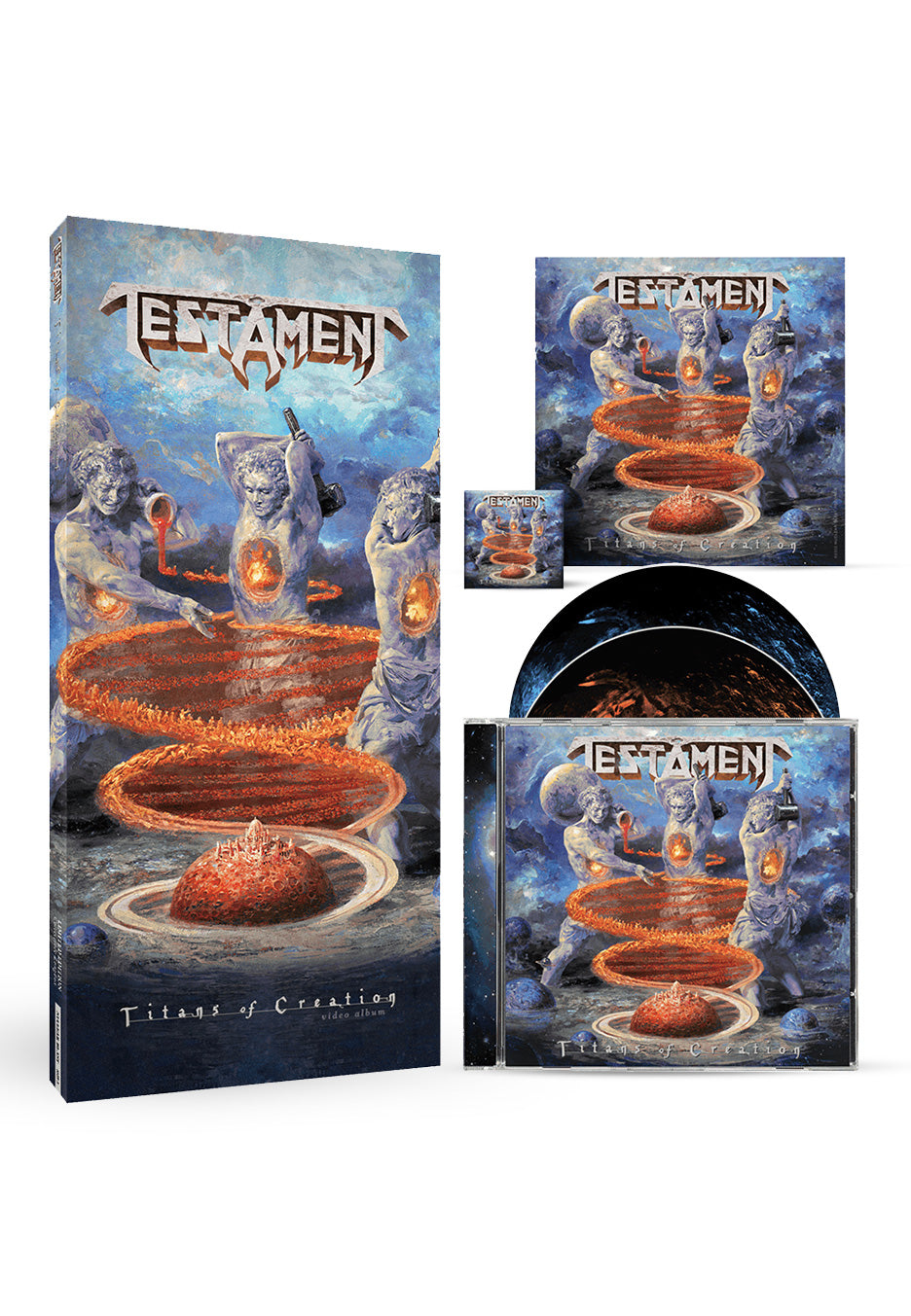 Testament - Titans Of Creation (Video Album) Ltd. - CD + Blu Ray Box | Neutral-Image