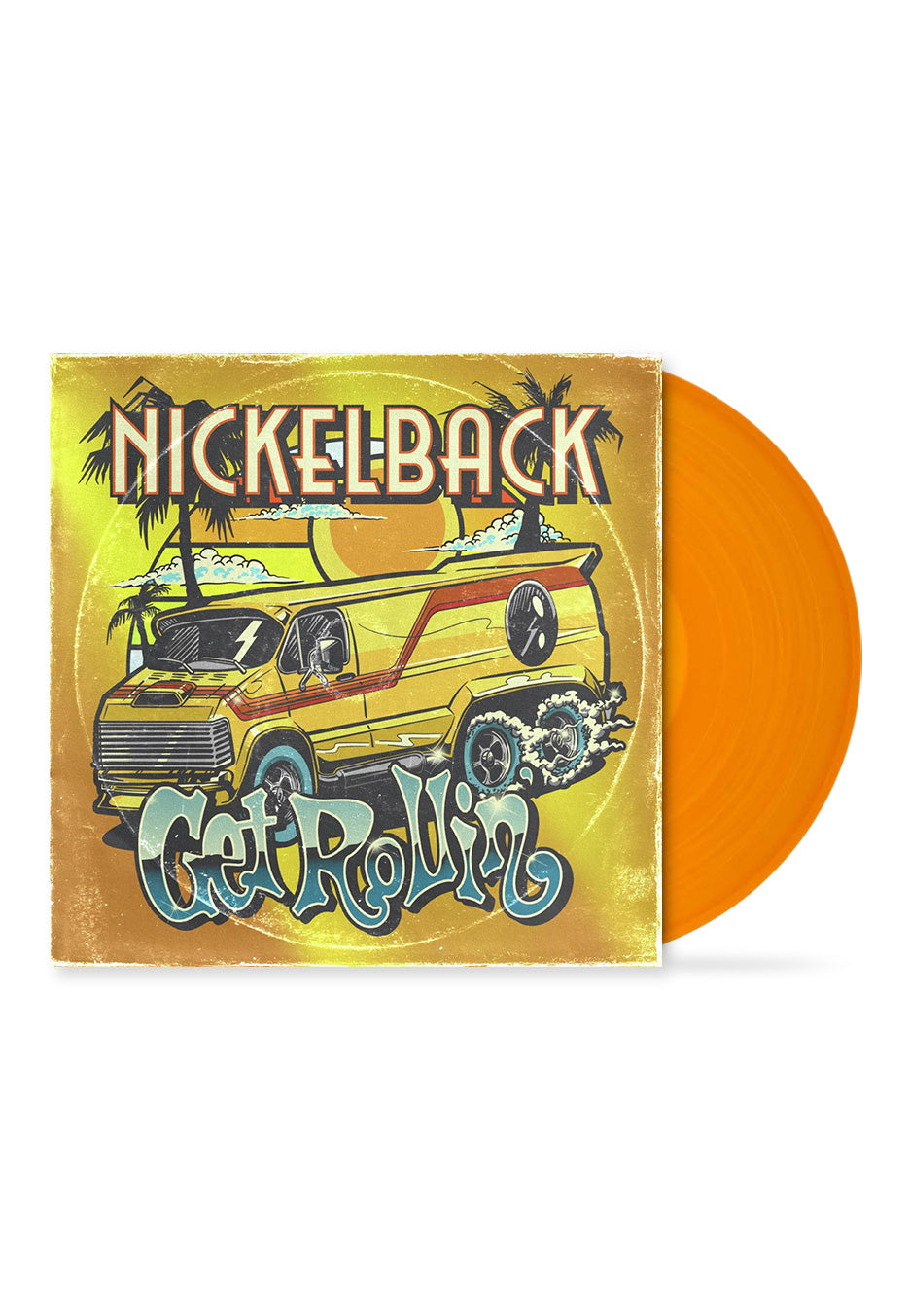 Nickelback - Get Rollin' Transparent Orange - Colored Vinyl | Neutral-Image