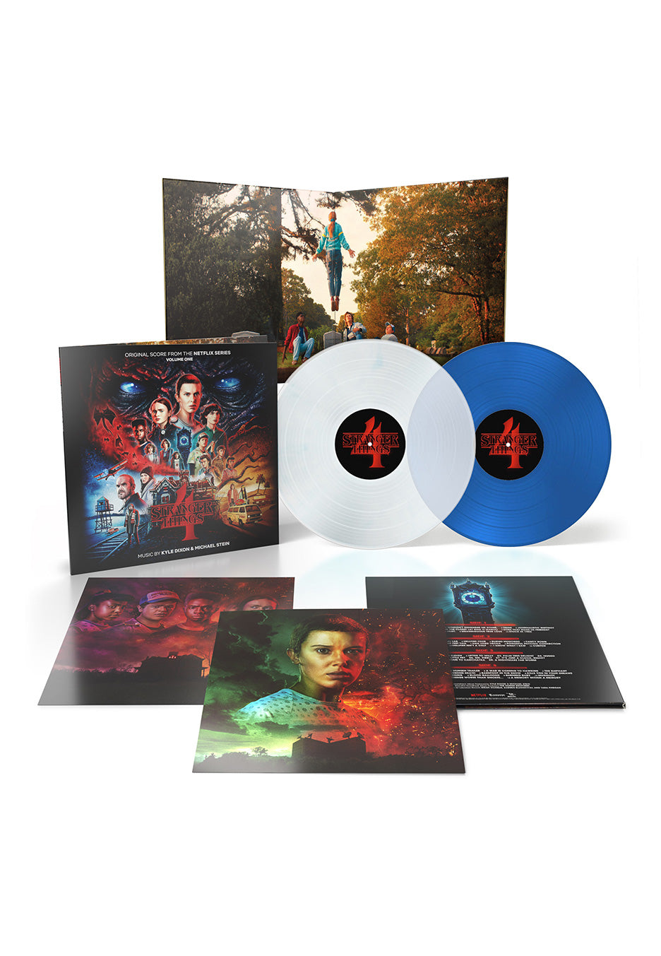 Stranger Things - Season 4: Vol.1 (Original Score) (Kyle Dixon, Michael Stein) Ltd. Clear/Blue - Colored 2 Vinyl | Neutral-Image