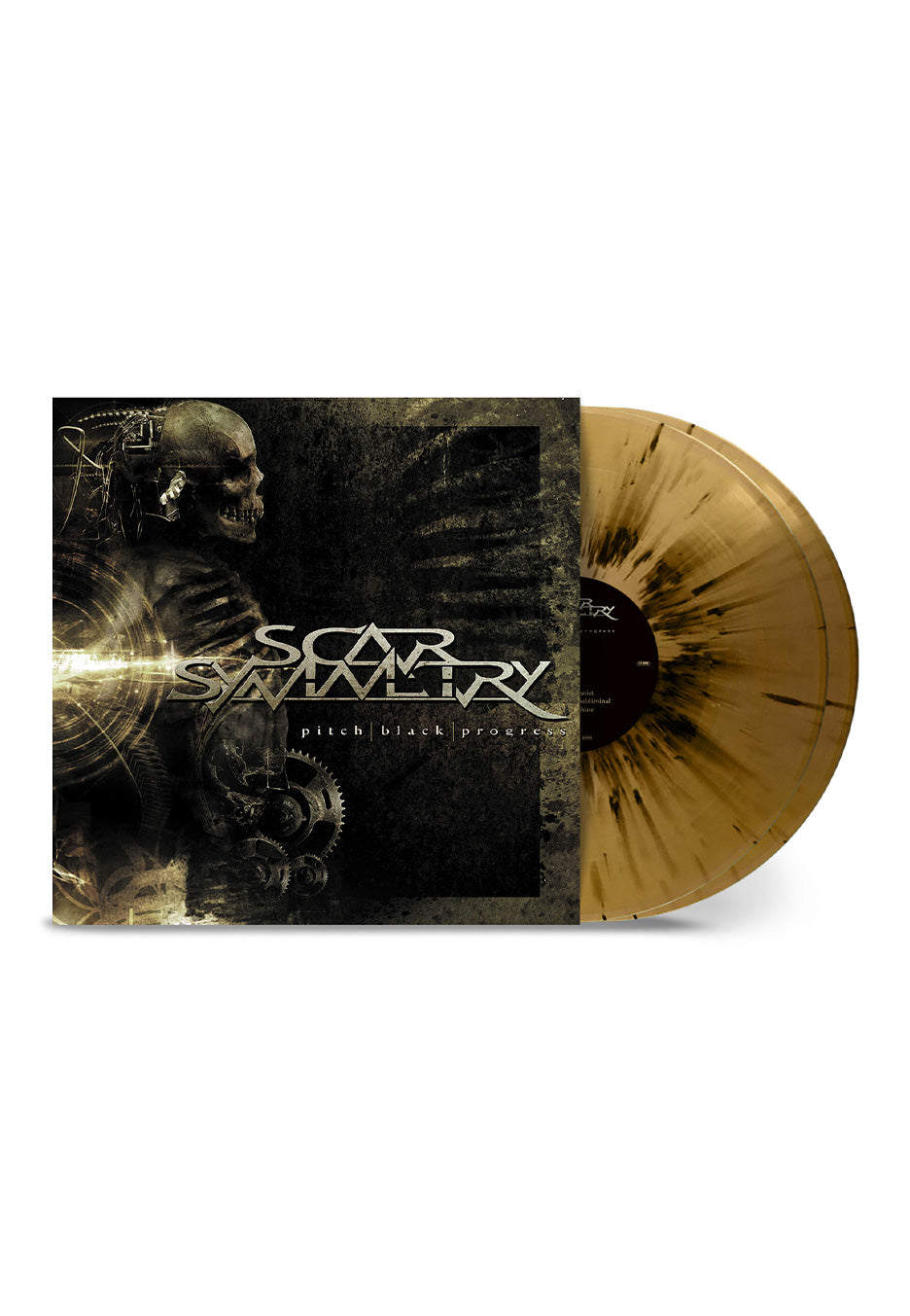 Scar Symmetry - Pitch Black Progress Ltd. Black/Gold - Splattered 2 Vinyl | Neutral-Image