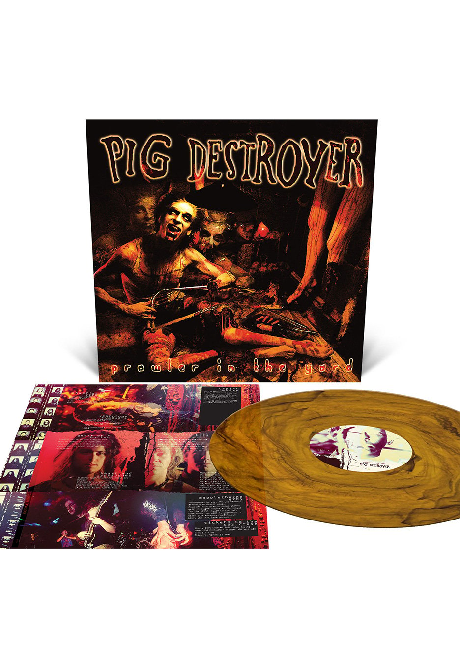 Pig Destroyer - Prowler In The Yard Orange/Black Smoke - Colored Vinyl | Neutral-Image