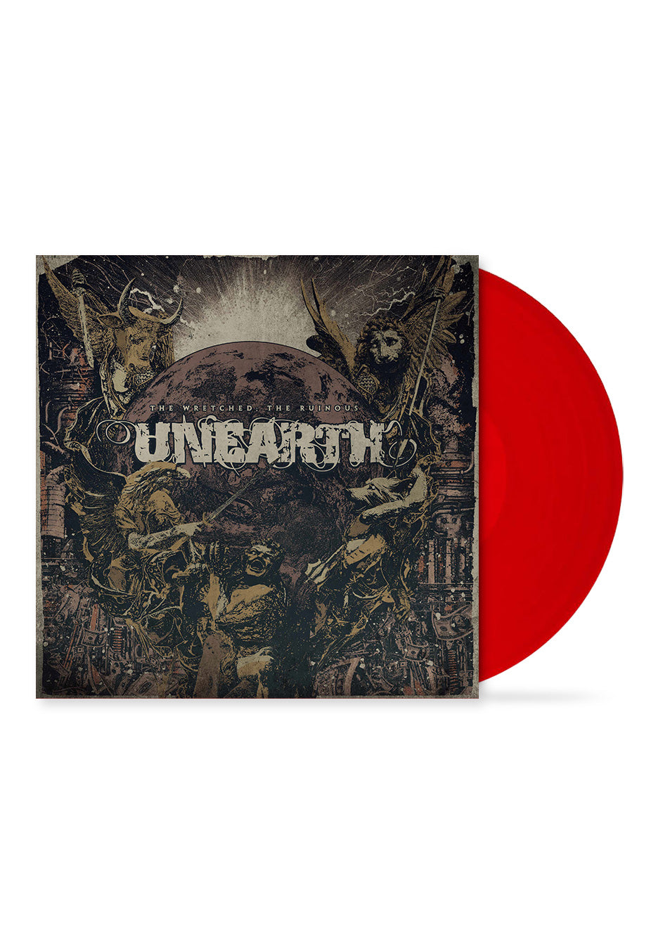 Unearth - The Wretched; The Ruinous Ltd. Transparent Red - Colored Vinyl | Neutral-Image