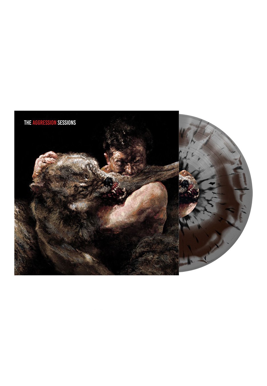 Thy Art Is Murder/Fit For An Autopsy/Malevolence - The Aggression Sessions Grey/Brown w/ Bk - Splattered Vinyl | Neutral-Image