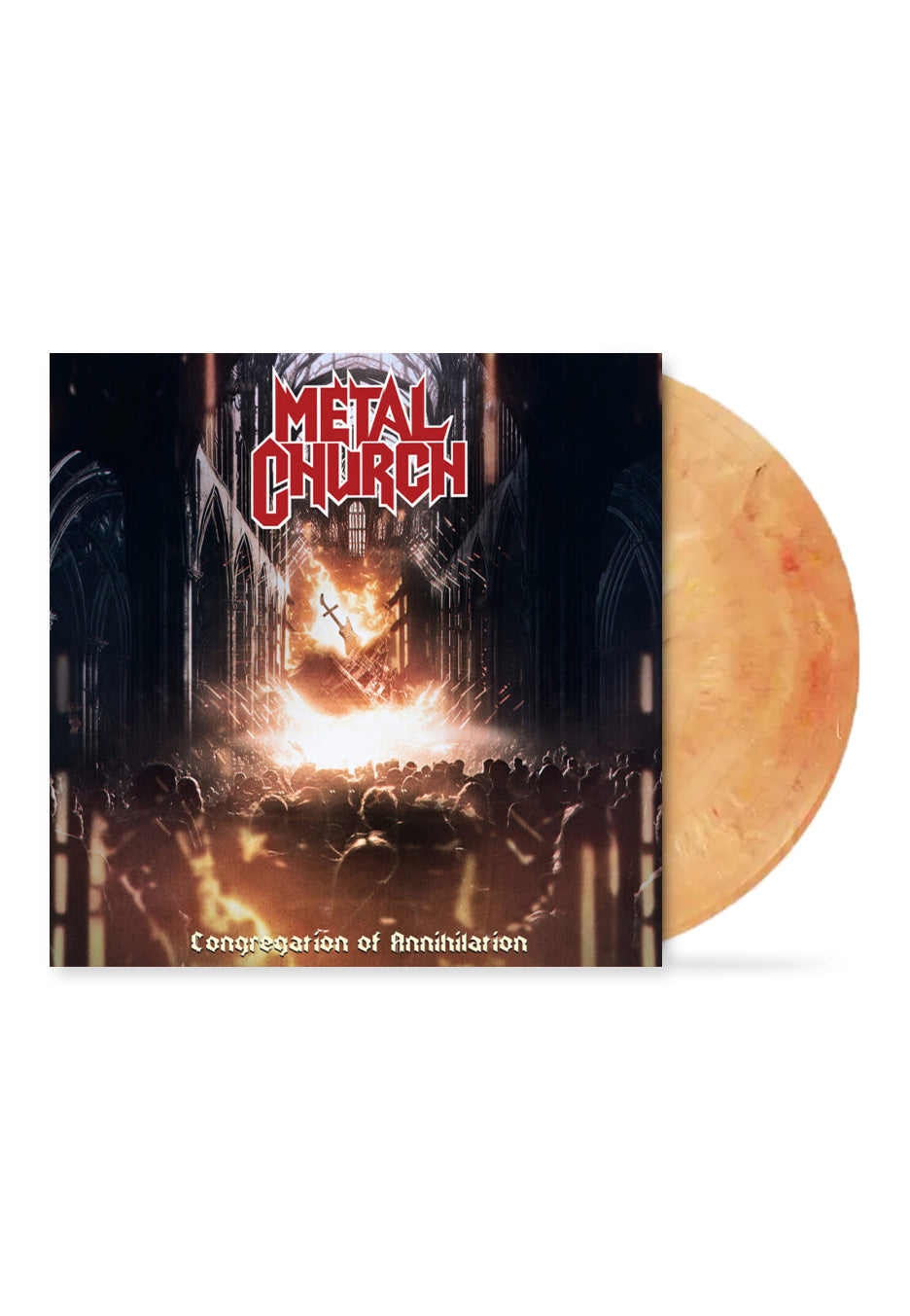 Metal Church - Congregation Of Annihilation Ltd. White/Orange/Red/Black - Marbled Vinyl | Neutral-Image