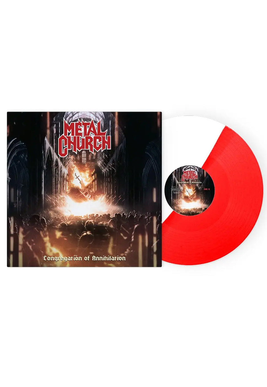 Metal Church - Congregation Of Annihilation Ltd. Red/White Half/Half - Colored Vinyl | Neutral-Image