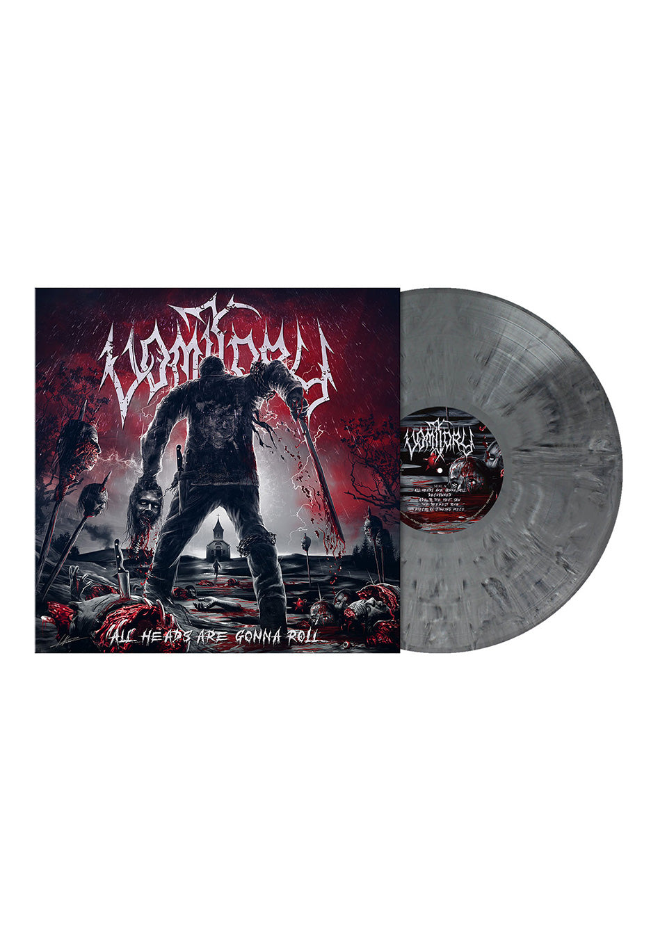 Vomitory - All Heads Are Gonna Roll Dim Gray - Marbled Vinyl | Neutral-Image