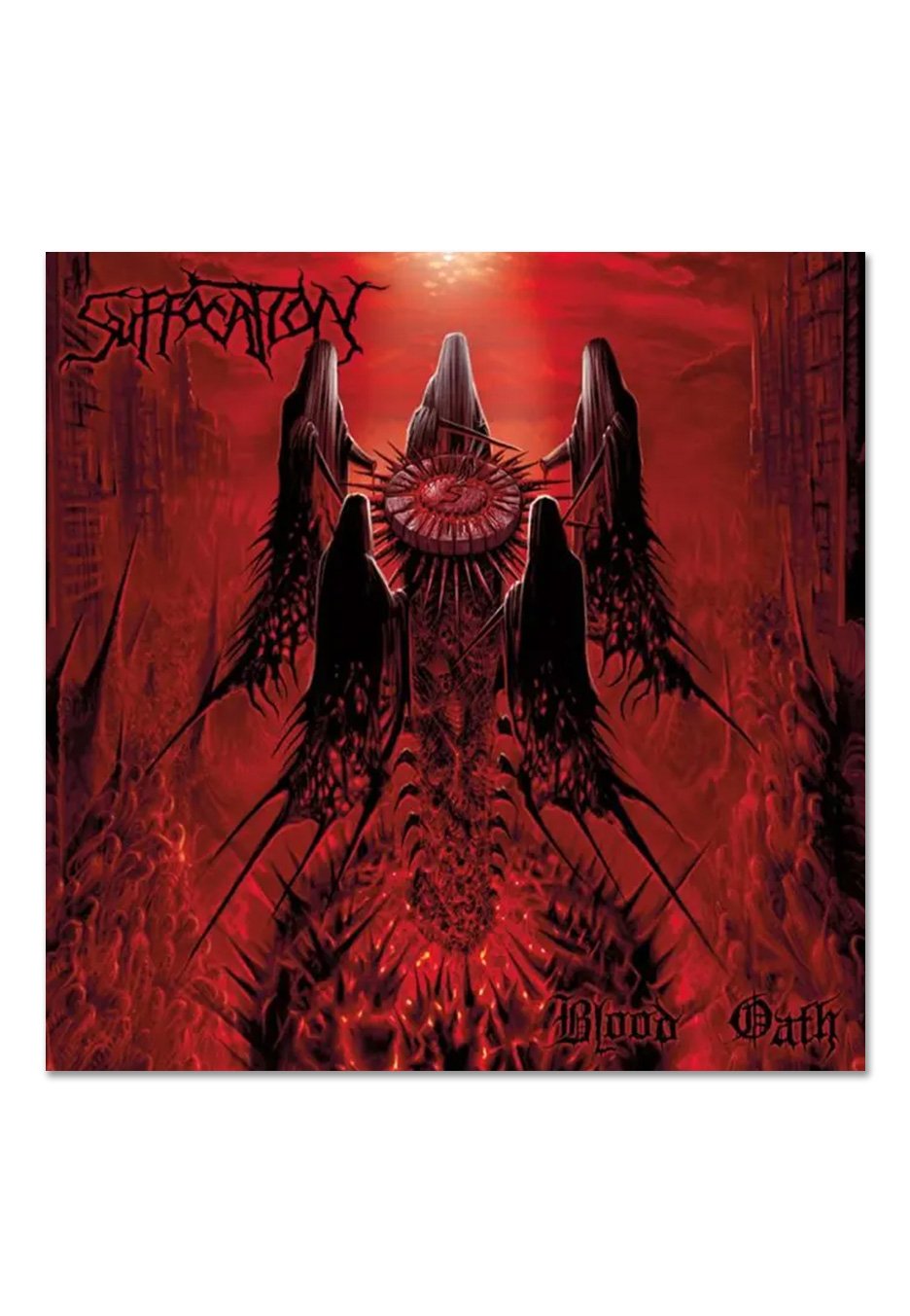 Suffocation - Blood Oath Ltd. Red/Black Corona - Colored Vinyl | Neutral-Image