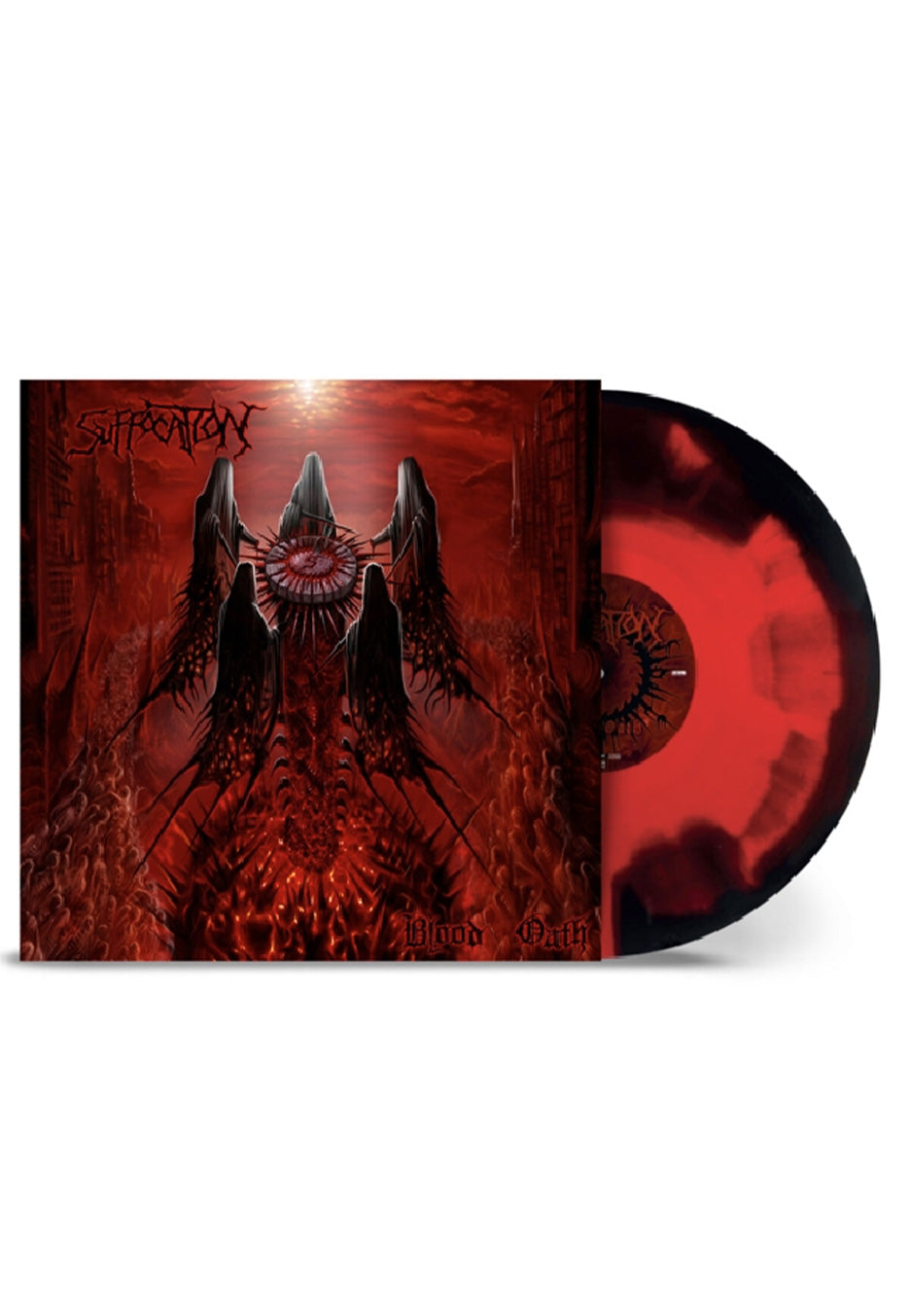 Suffocation - Blood Oath Ltd. Red/Black Corona - Colored Vinyl | Neutral-Image