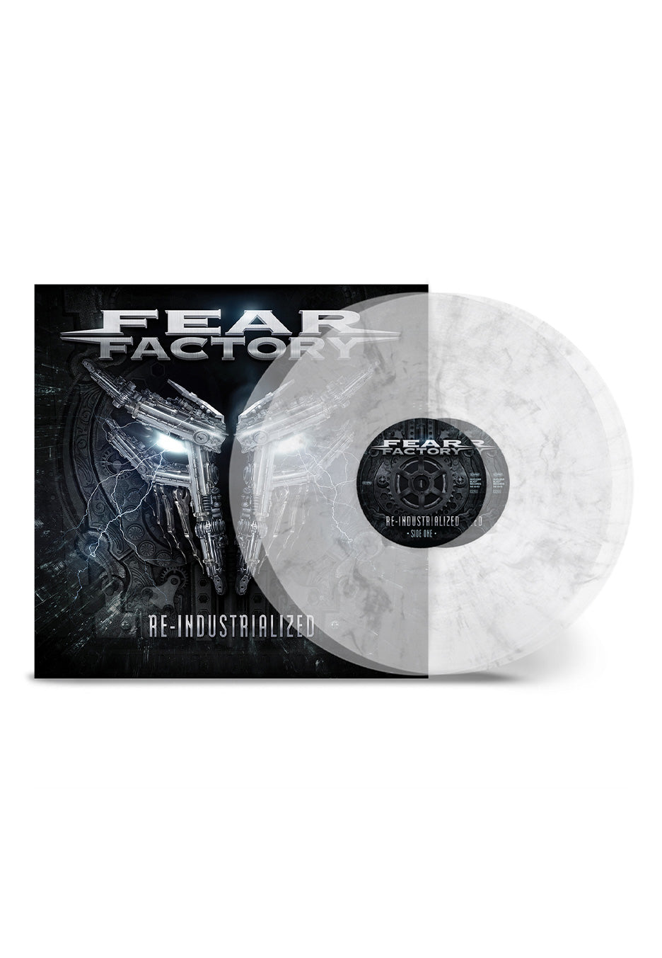 Fear Factory - Re-Industrialized Ltd. Clear/Silver - Marbled 2 Vinyl | Neutral-Image