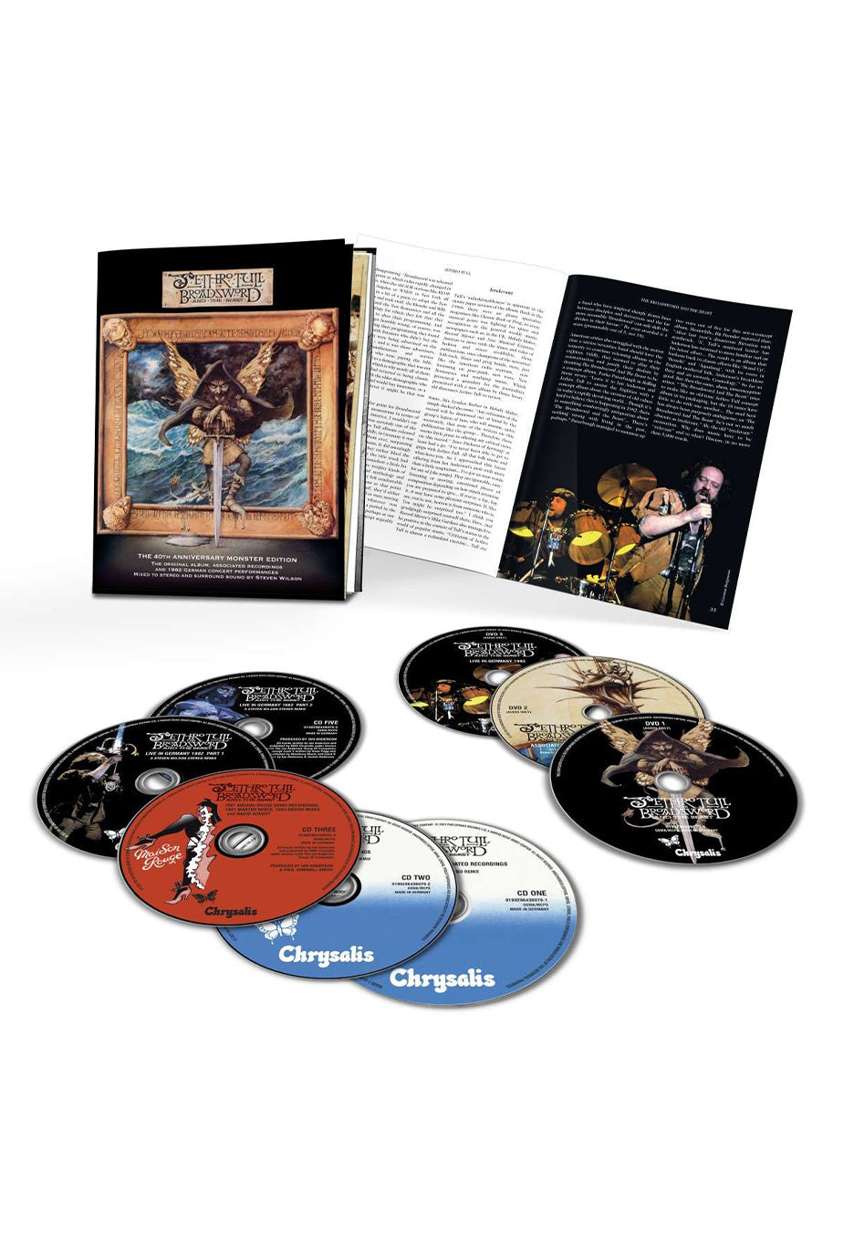 Jethro Tull - The Broadsword And The Beast (The 40 Anniversary) - 5 CD + 3 DVD Boxset | Neutral-Image