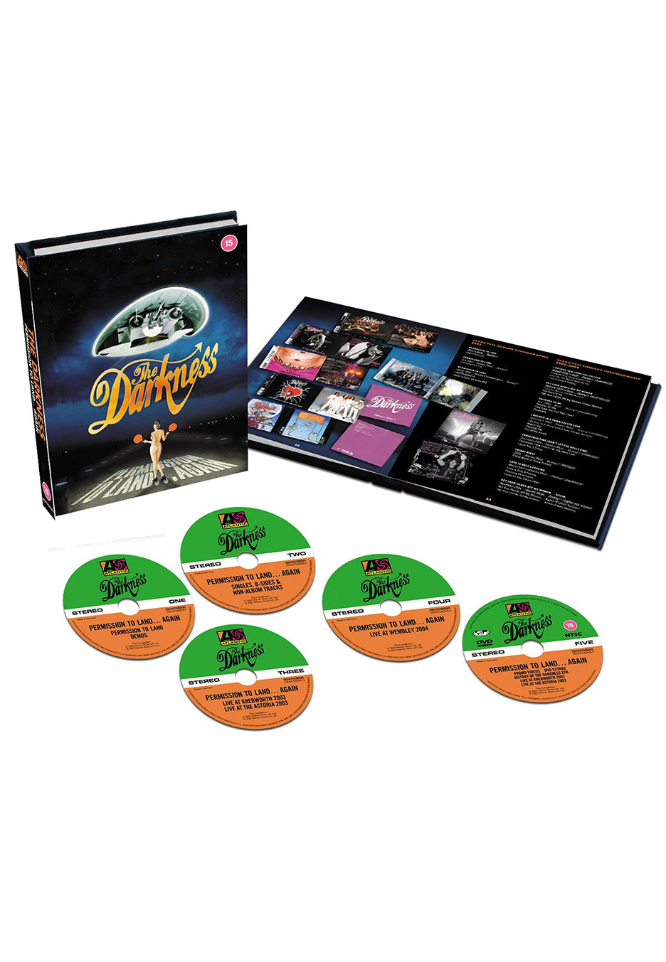 The Darkness - Permission To Land...Again (20th Anniversary) - 4 CD + DVD Mediabook | Neutral-Image