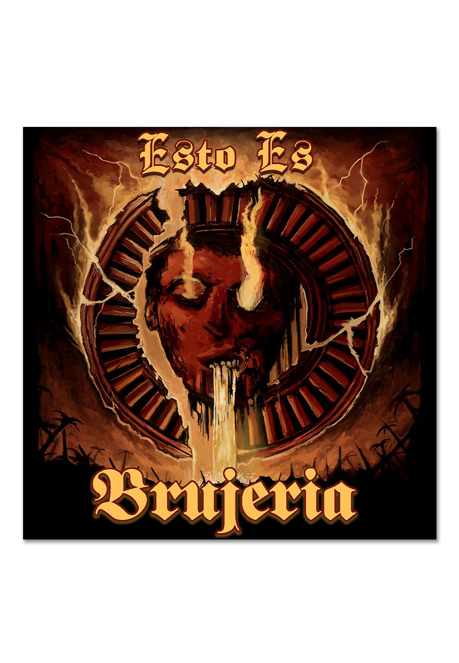 Brujeria - Esto Es Brujeria Ltd. Orange/Red/Black - Splattered 2 Vinyl | Neutral-Image