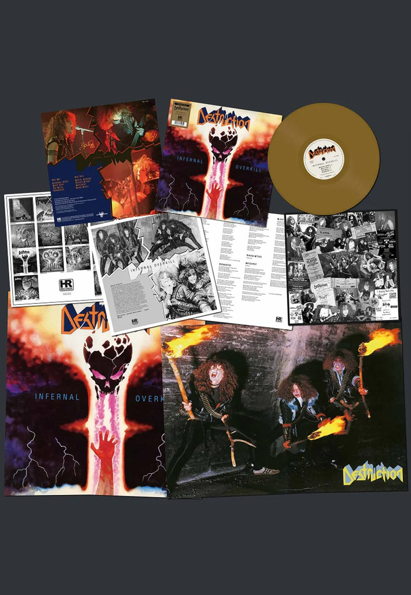 Destruction - Infernal Overkill Ltd. Gold - Colored Vinyl | Nuclear Blast